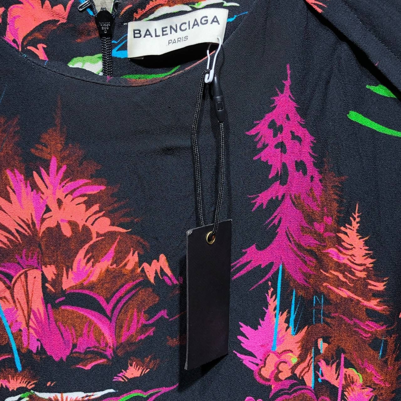 Balenciaga Balenciaga Neon Woodland Blouse Size XS / US 0-2 / IT 36-38 - 9 Thumbnail