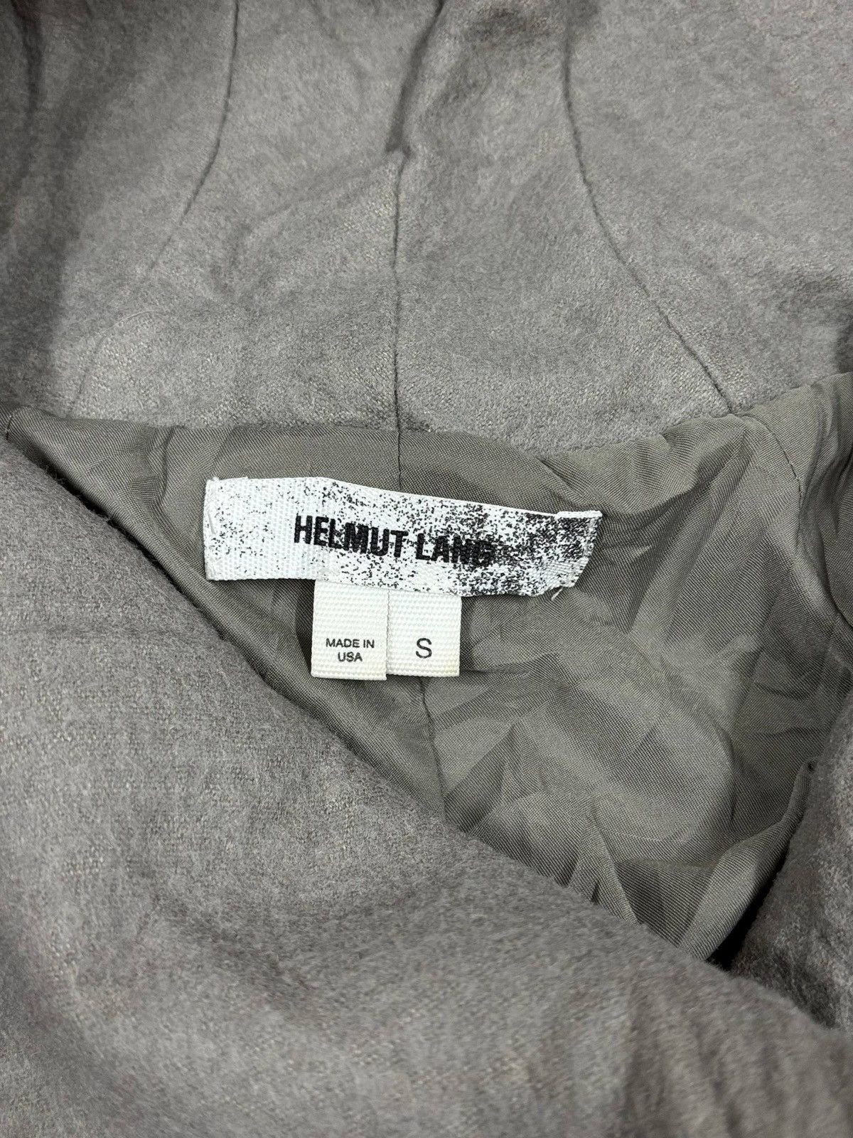 Helmut Lang Asymmetrical Crop Hoodie Jacket