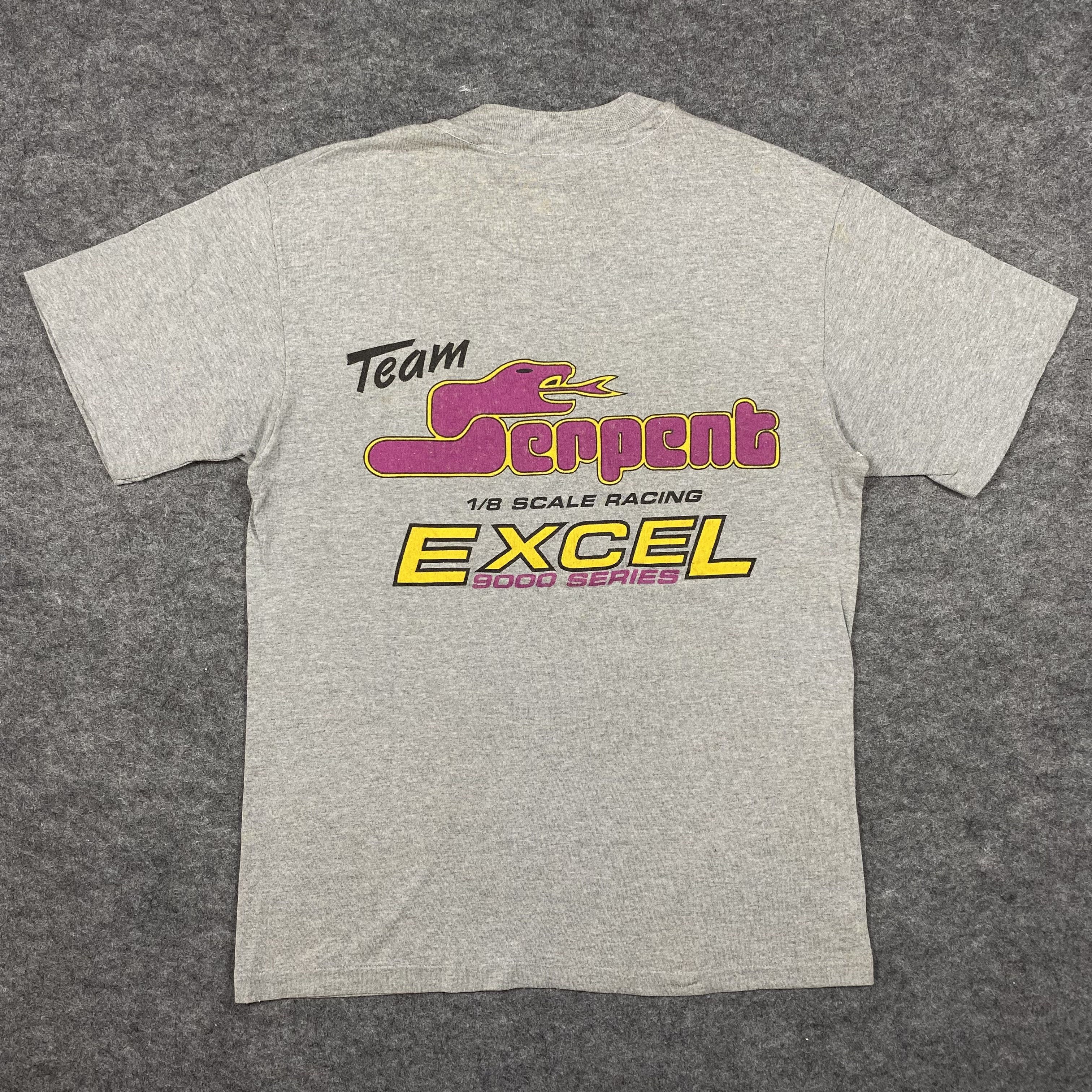 Vintage Vintage Team Serpent EXCEL 9000 Series Racing Tee SHIRT-M044 Size US M / EU 48-50 / 2 - 1 Thumbnail