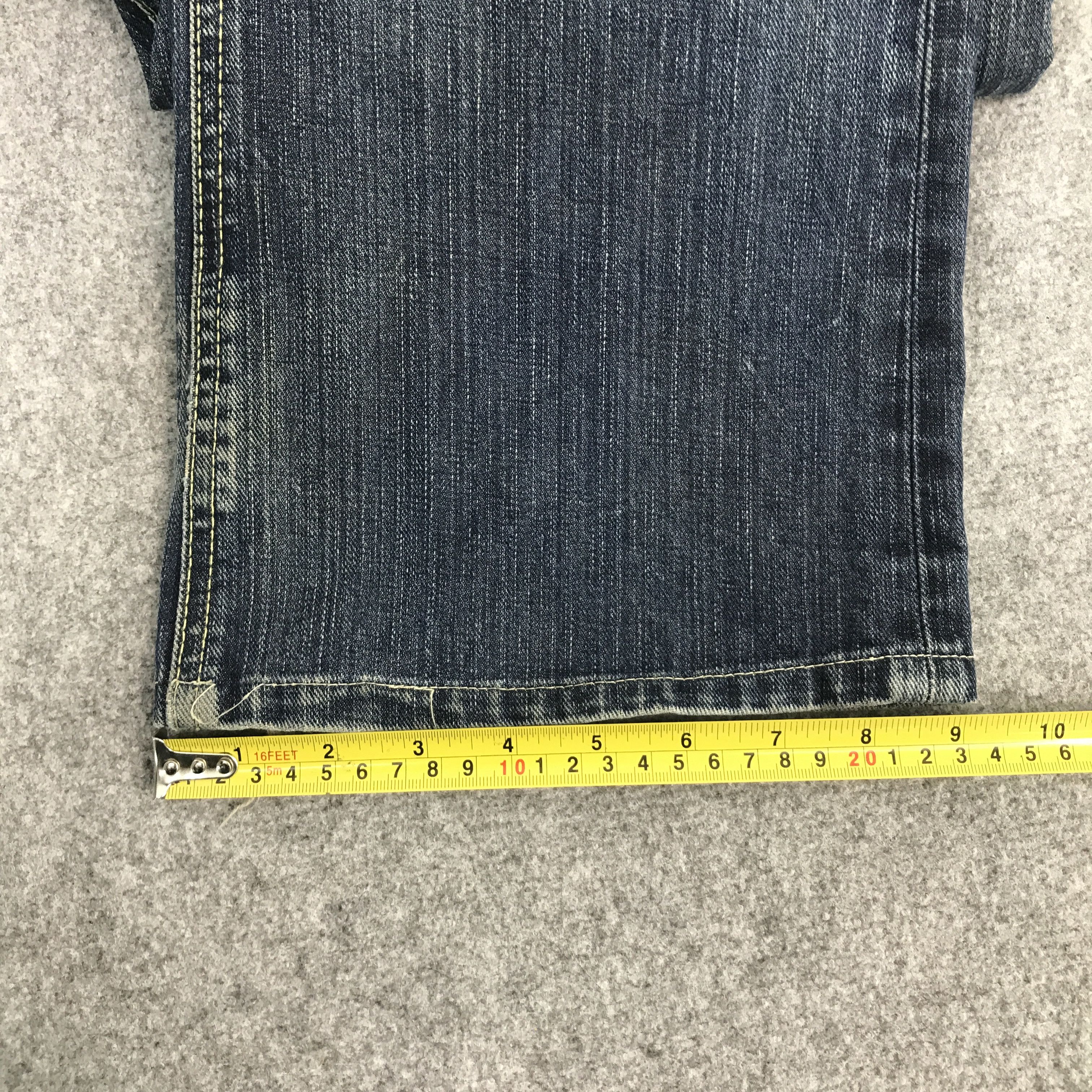 Lee FLARE LEE RIDERS DISTRESSED DENIM PANTS Size US 33 - 12 Thumbnail