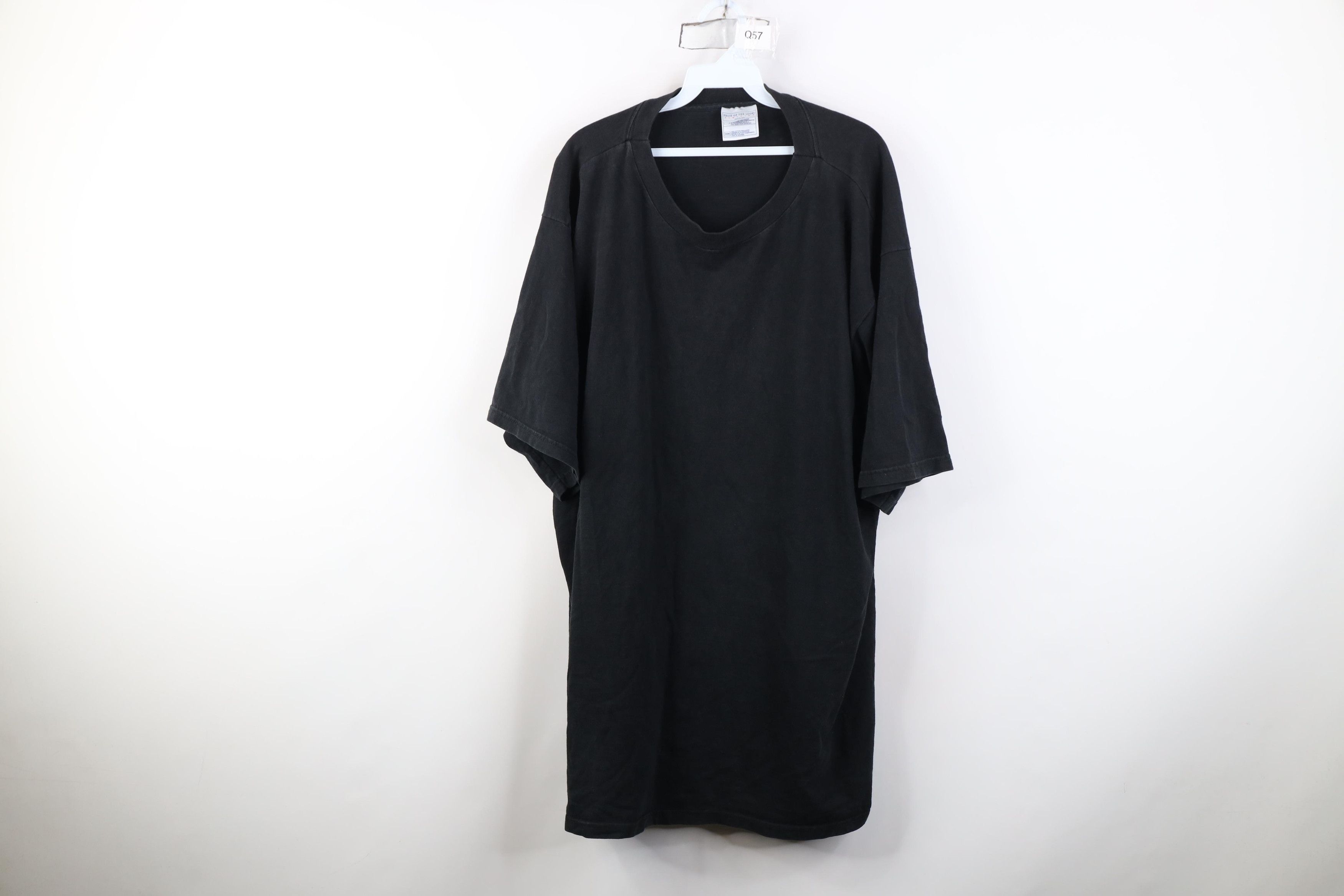 Vintage Vintage 90s Streetwear Blank Cotton Short Sleeve T-Shirt Size US XXL / EU 58 / 5 - 1 Thumbnail