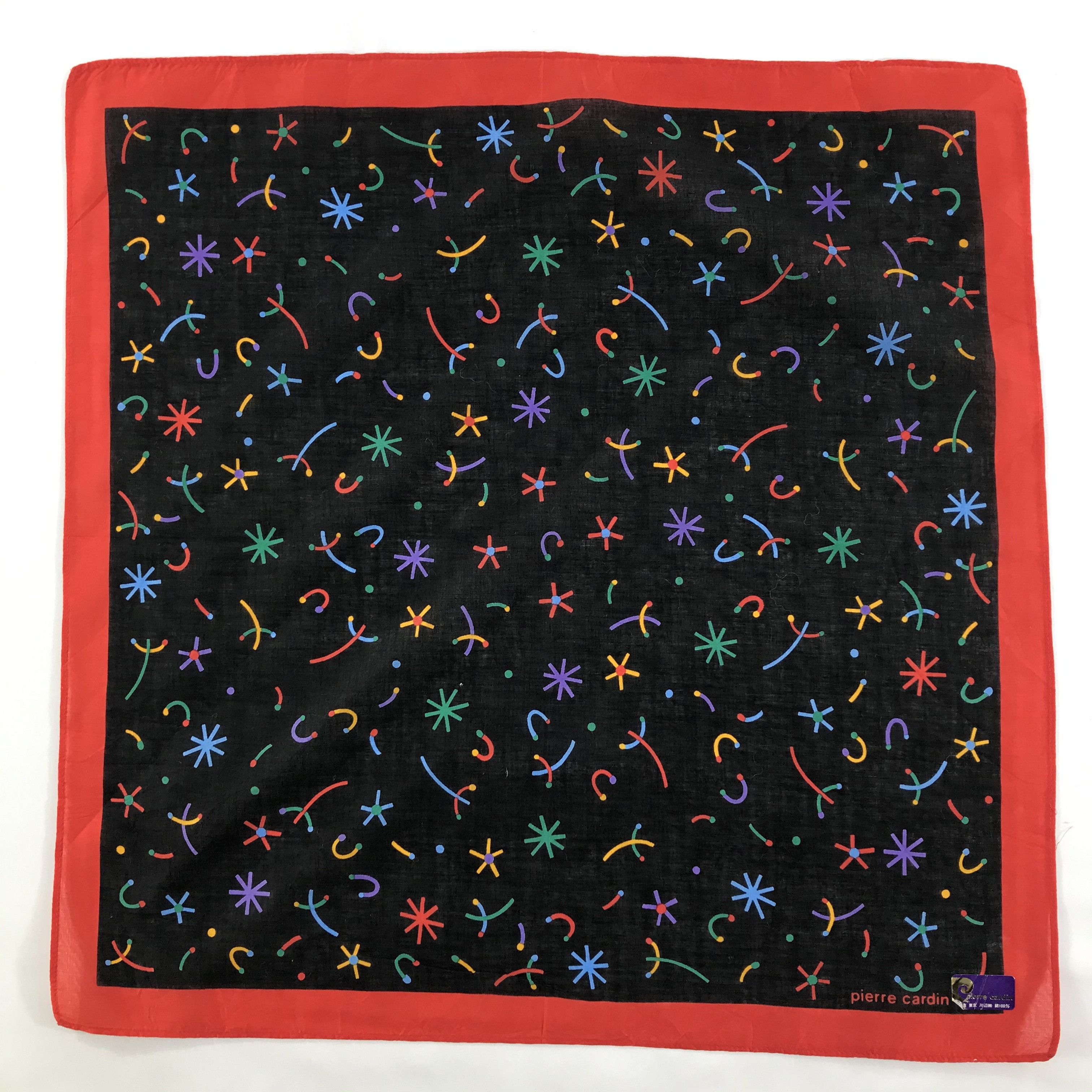 Pierre Cardin × Vintage Pierre Cardin Bandana / Handkerchief / Neckerchief - S1479 Size ONE SIZE - 1 Thumbnail
