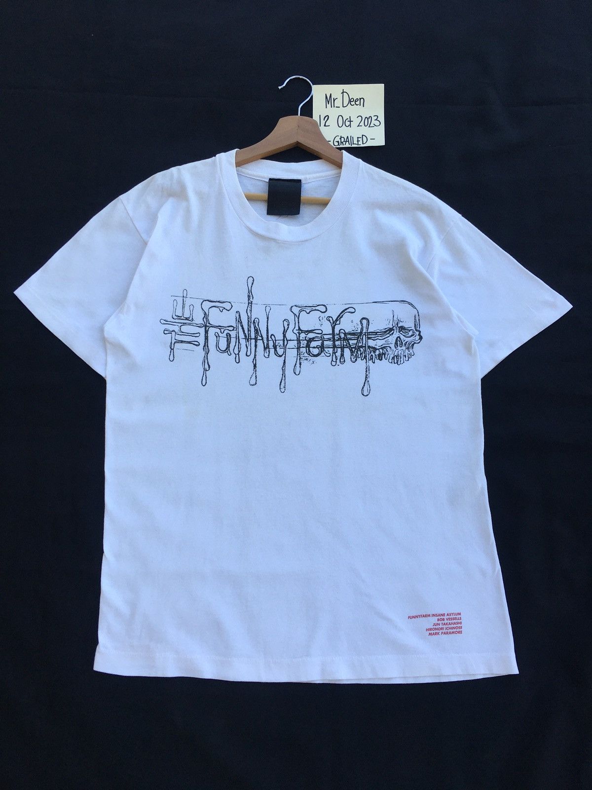 Jun Takahashi Vtg 90s Jun Takahashi Mark Paramore FunnyFarm Insane Asylum Size US L / EU 52-54 / 3 - 1 Thumbnail
