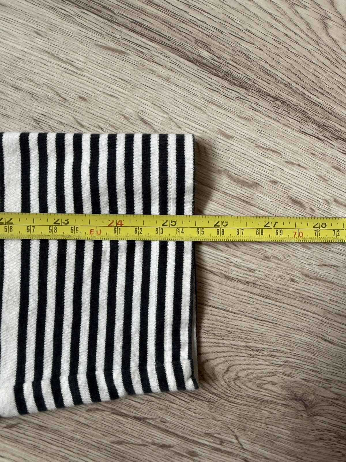 Mr P. Mr P Striped Long Sleeve T-Shirt XL White Blue MR PORTER Size US XL / EU 56 / 4 - 18 Thumbnail