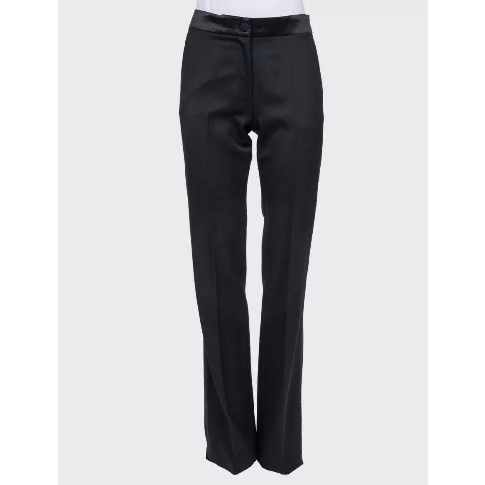 Saint Laurent Paris Saint Laurent Black Wool Suit with Long Jacket - EU36/S Size XS / US 0-2 / IT 36-38 - 4 Thumbnail