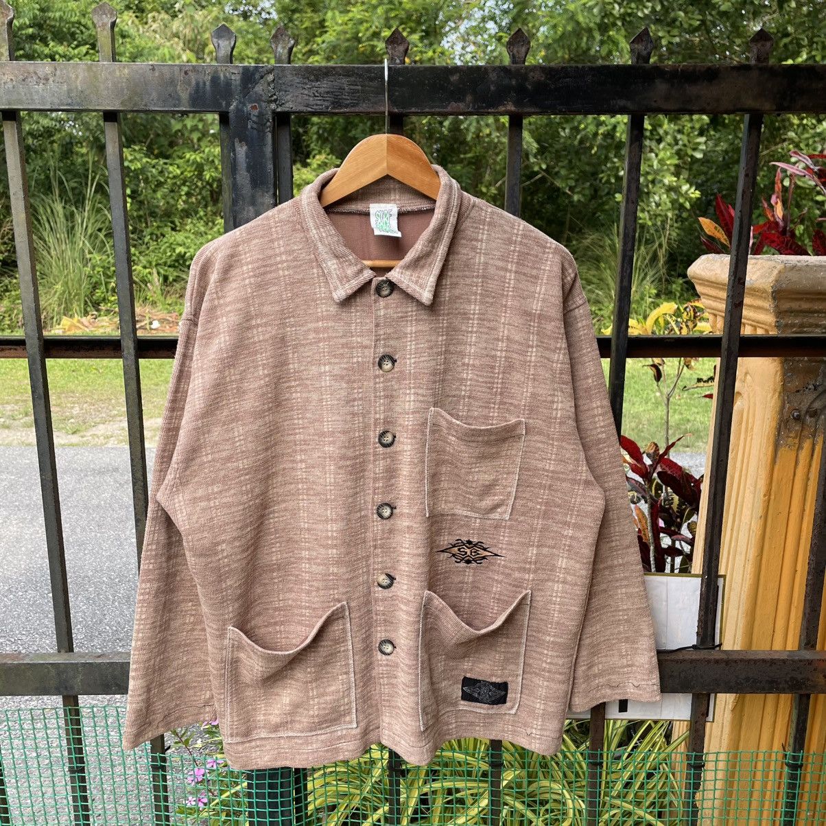 Other 🔥Vintage 90s Surf Boarder Mandarin Styles Casual Jacket Size US M / EU 48-50 / 2 - 1 Thumbnail