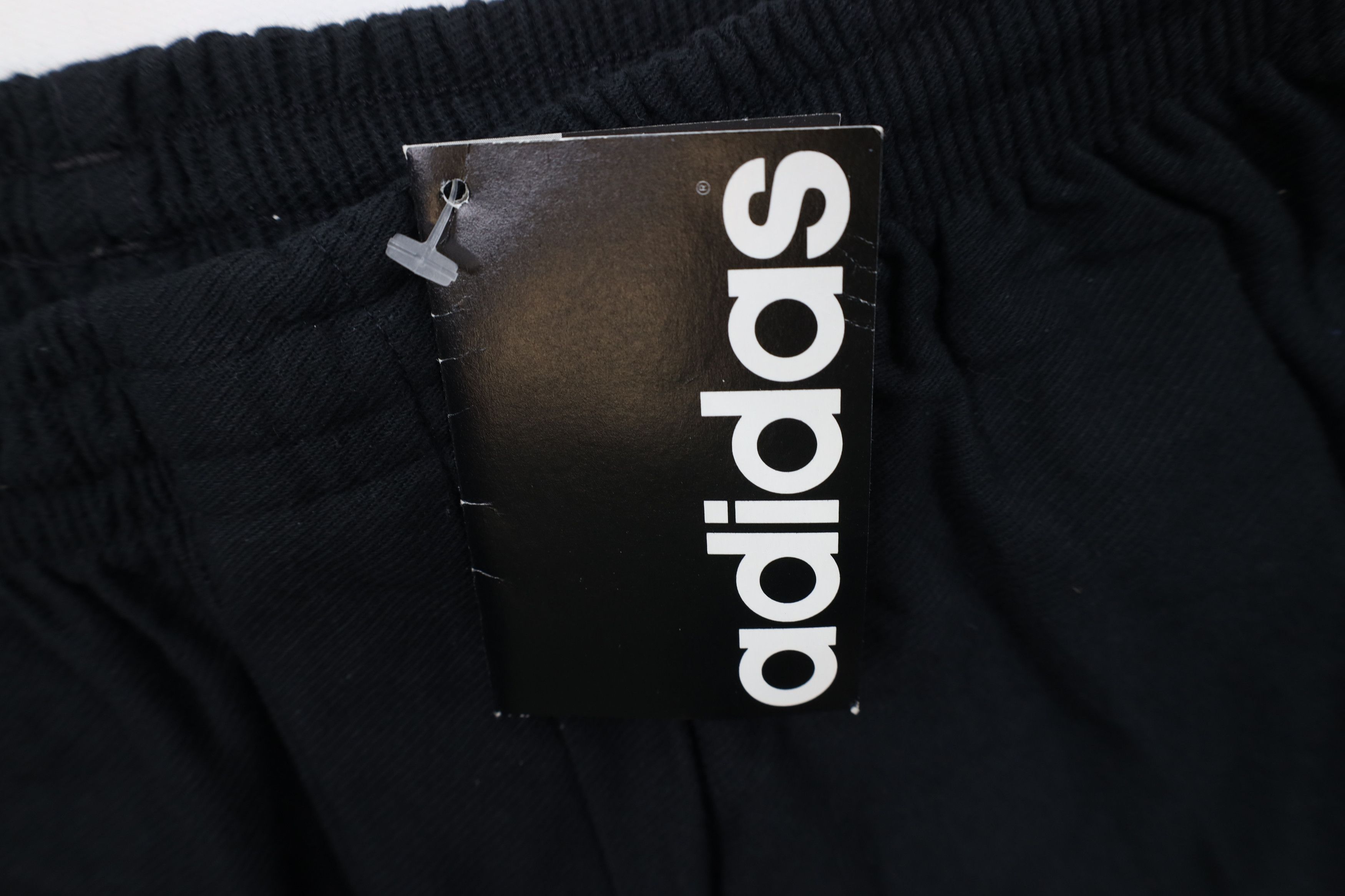 Adidas Deadstock Vintage 90s Adidas Above Knee Shorts Black Cotton Size US 36 / EU 52 - 9 Thumbnail