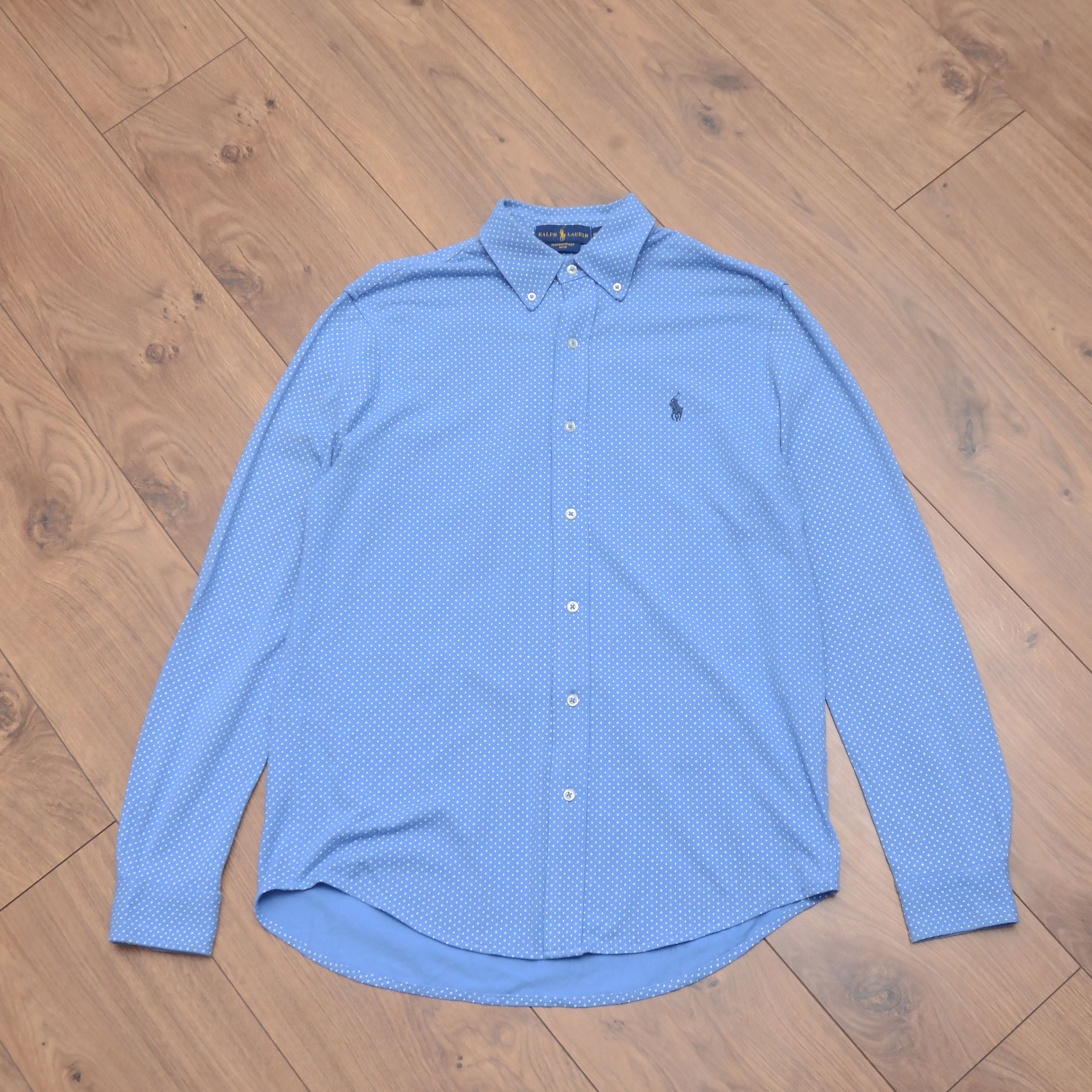Ralph Lauren Ralph Lauren Featherweight Mesh Shirt Cotton Micro Pattern Size US M / EU 48-50 / 2 - 6 Thumbnail