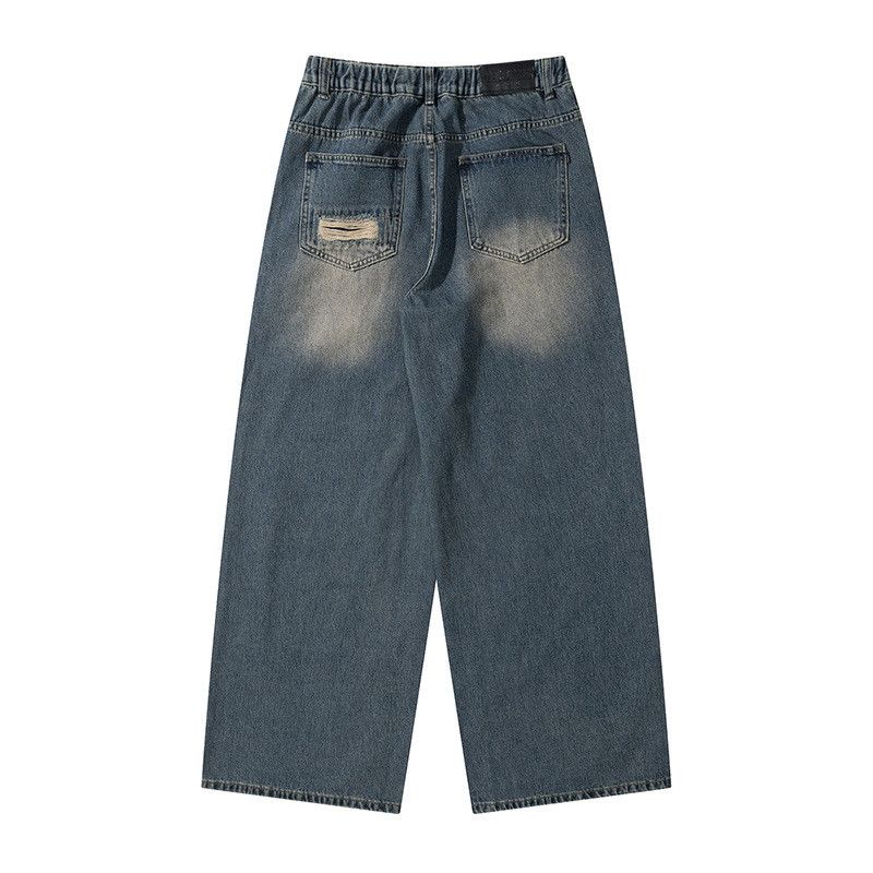 Vintage Distressed retro street style men's ripped jeans Size US 32 / EU 48 - 2 Thumbnail