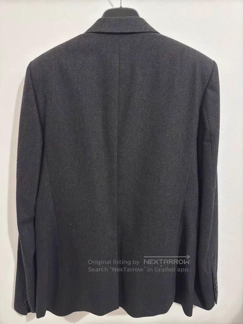 Saint Laurent Paris Saint Laurent Paris Black and Gray Two-Button Notched Coll Size US M / EU 48-50 / 2 - 2 Thumbnail