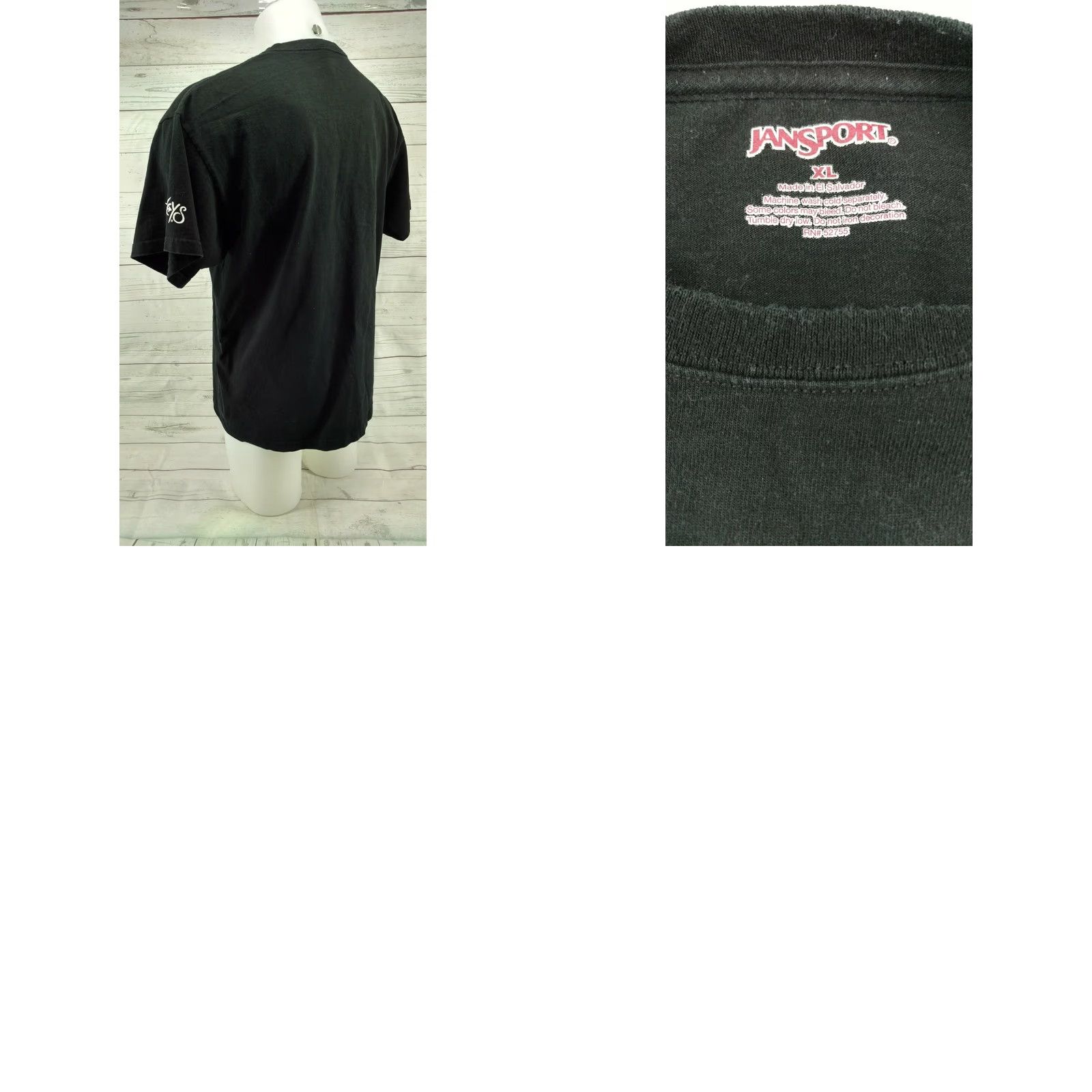 Jansport Journeys Jansport Black T-Shirt Advertising Vintage Hipster Mens XL Sz xL BackPack Logo Graphic Cotton Crew Neck Short Sleeve Shirt Men Size US XL / EU 56 / 4 - 8 Thumbnail