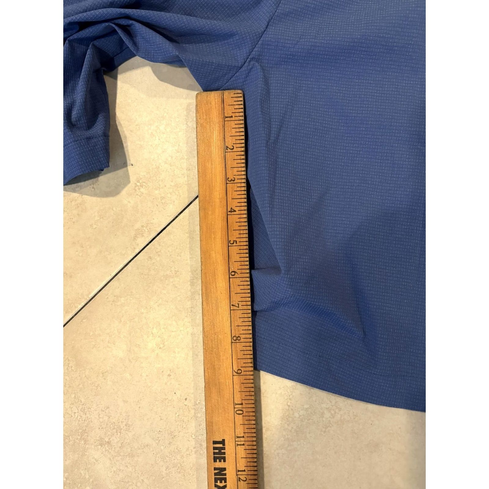 Tommy Bahama Tommy Bahama Shorts Mens 38 Blue Microfiber Check Stretch Chino Casual Golf Size US 38 / EU 54 - 8 Thumbnail