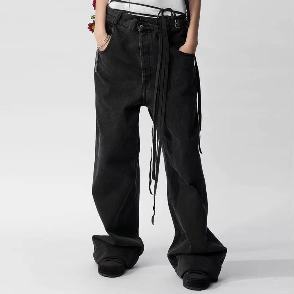 Streetwear Wide Leg Baggy Casual Ribbon