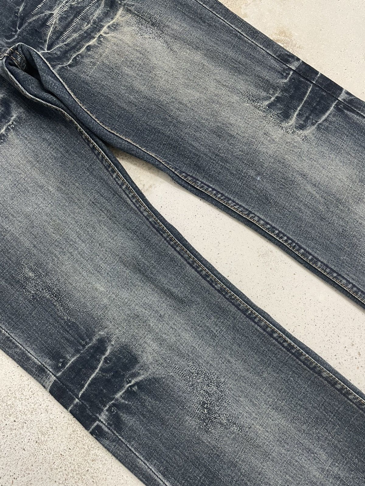 Le Grande Bleu (L.G.B.) Al Delio LGB Sick Mud Flare Archive Pant Whisker Distressed Size US 32 / EU 48 - 5 Thumbnail
