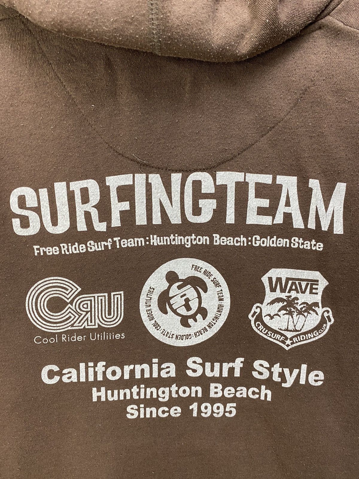Other Vintage CRU Surf Hoodie California Surf Style Jumper Size M Size US M / EU 48-50 / 2 - 7 Thumbnail