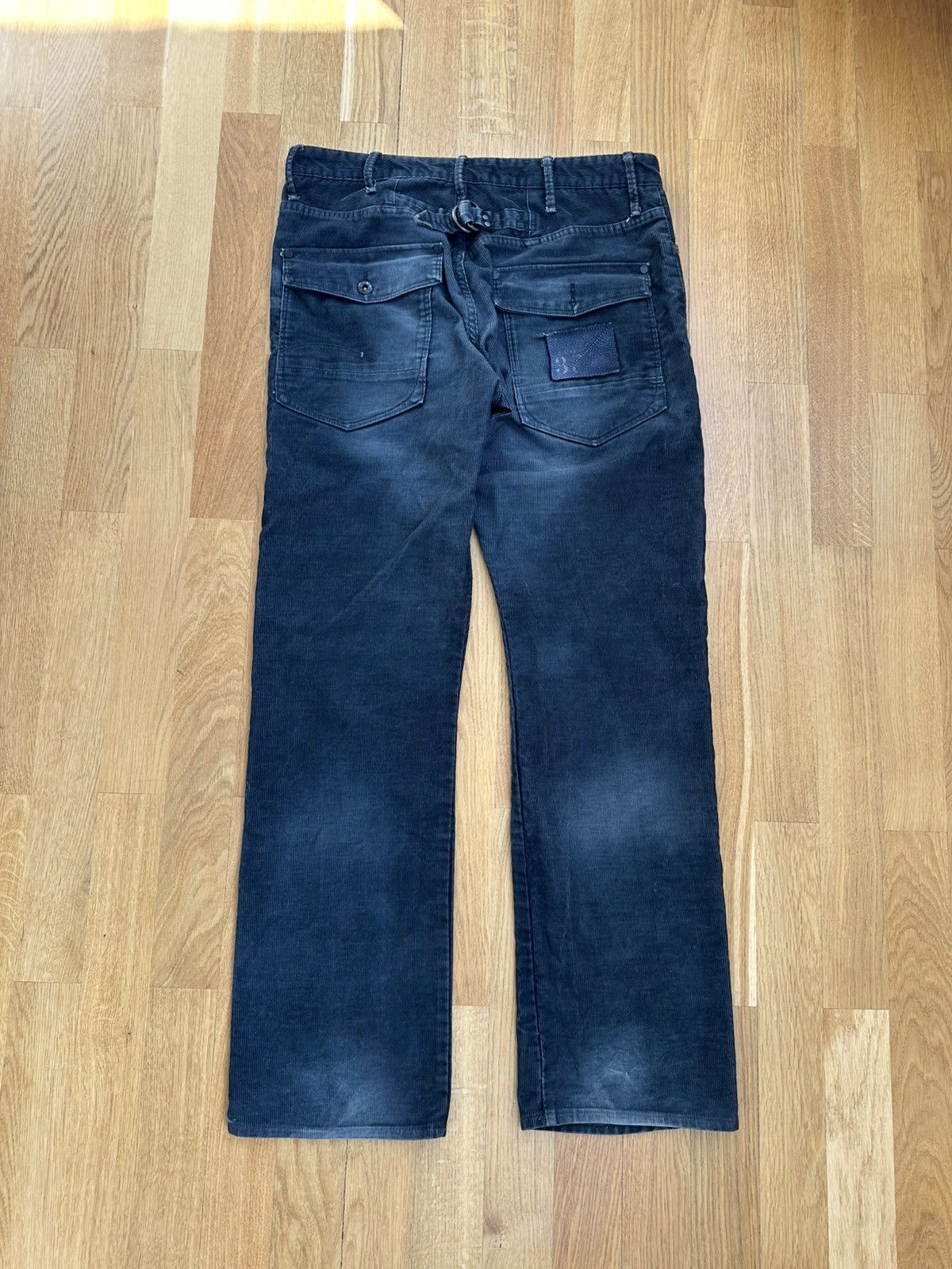 G-Star Vintage G-star Corduroy Pants Patch Logo Y2K Size US 33 - 2 Thumbnail