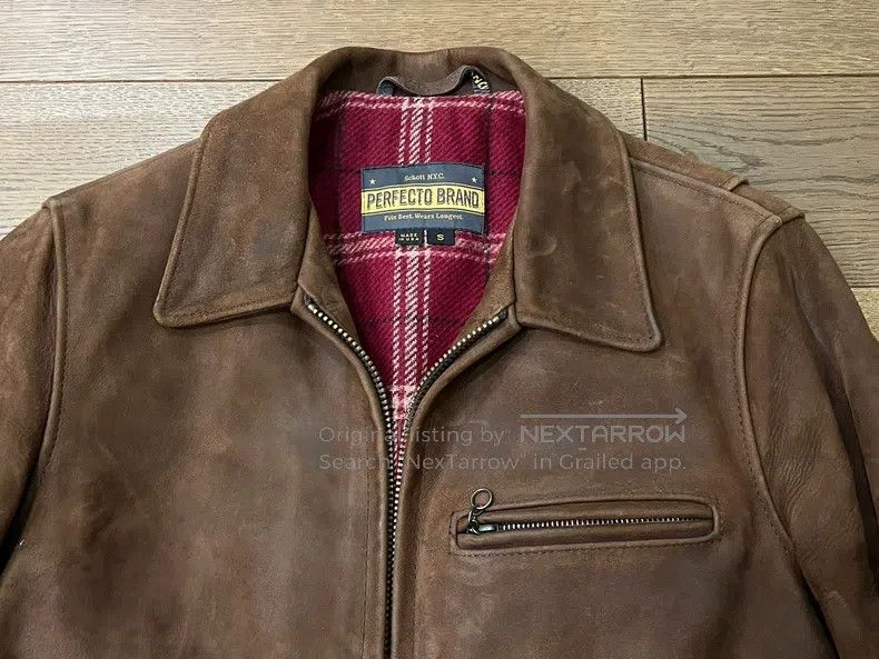 Schott Schott Perfecto Brand oil-impregnated fleece Size US S / EU 44-46 / 1 - 2 Thumbnail