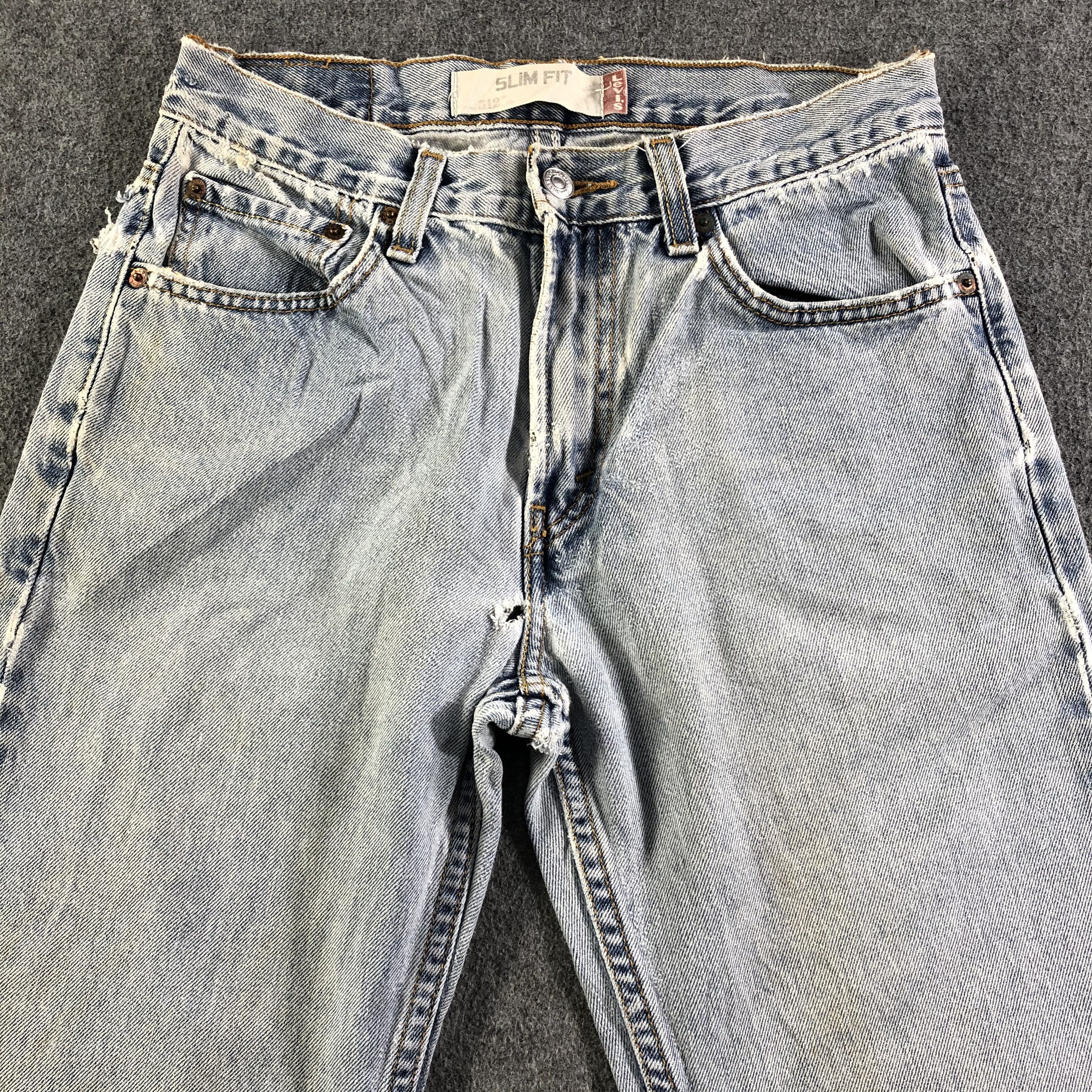 Levi's Vintage Light Wash Levis 512 Jeans-J3050 Size US 29 - 3 Thumbnail
