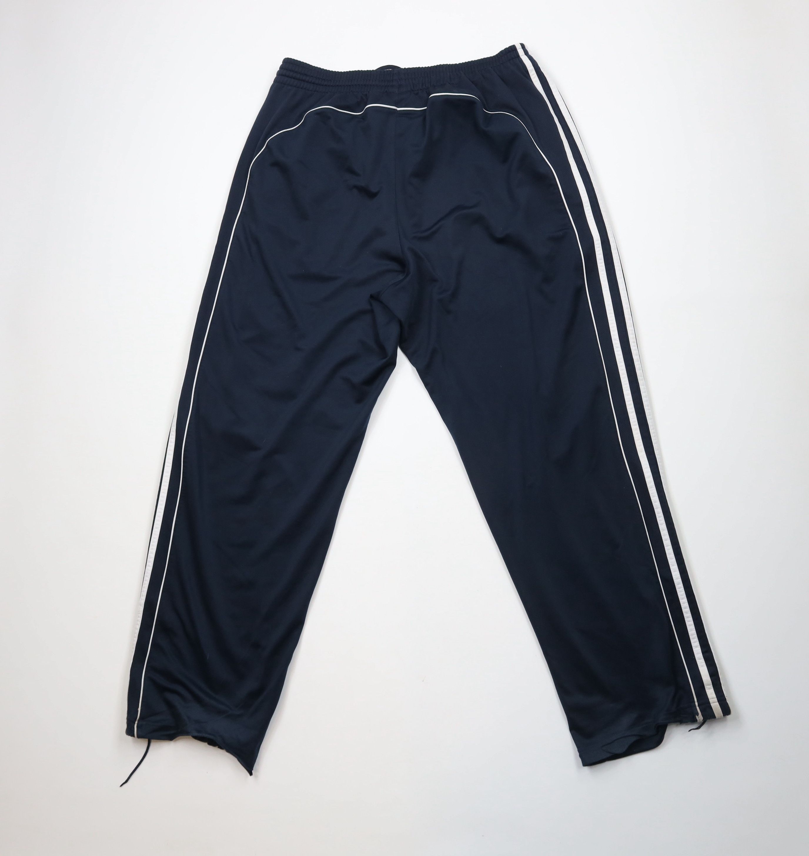 Adidas × Vintage Vintage Y2K Adidas Spell Striped Wide Leg Sweatpants Blue Size US 38 / EU 54 - 10 Thumbnail