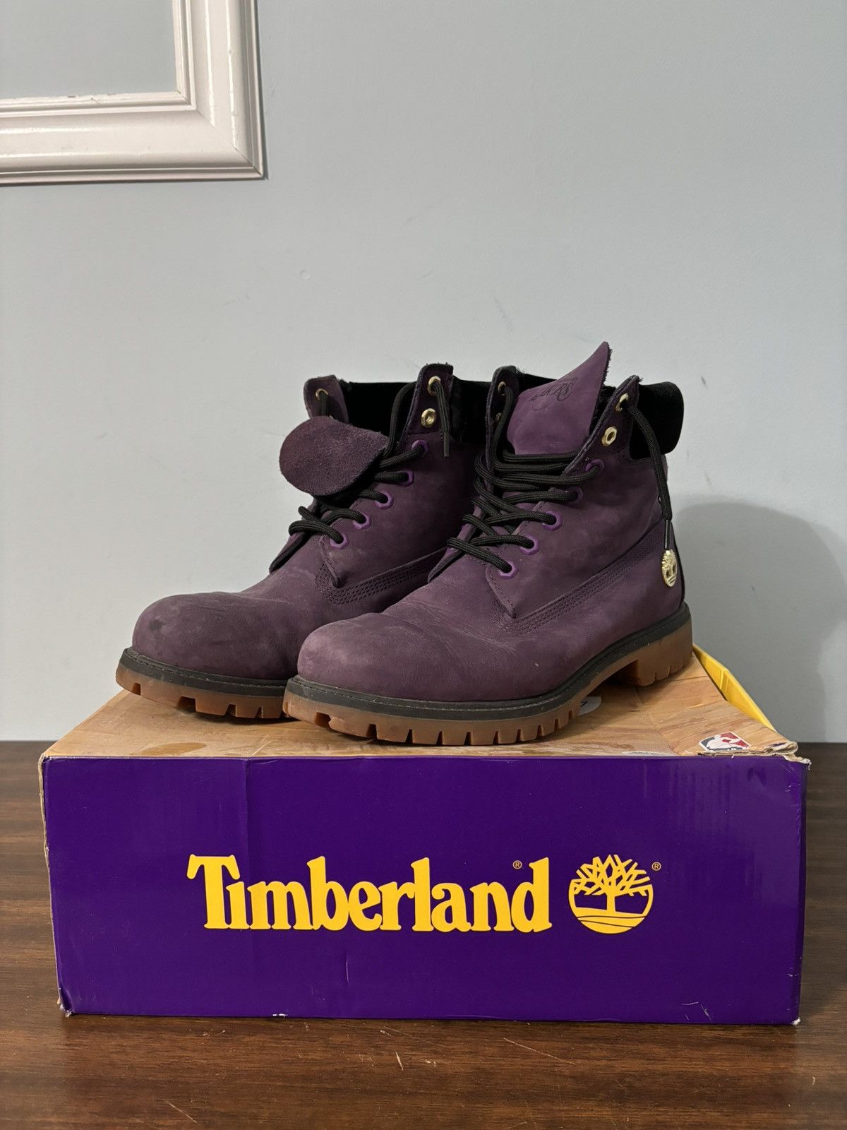 NBA × Timberland Timberland 6” Boot NBA Los Angeles Lakers Size US 10 / EU 43 - 1 Thumbnail