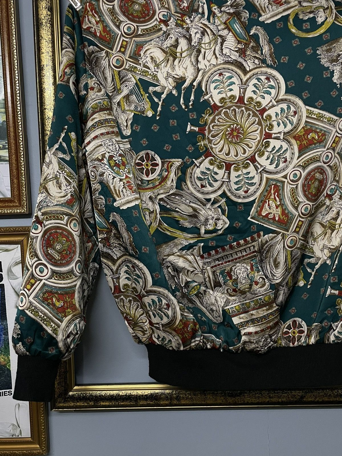 Vintage Rare 80s Vintage Designer Classic Greco-Roman Art Luxury Size US XL / EU 56 / 4 - 10 Thumbnail