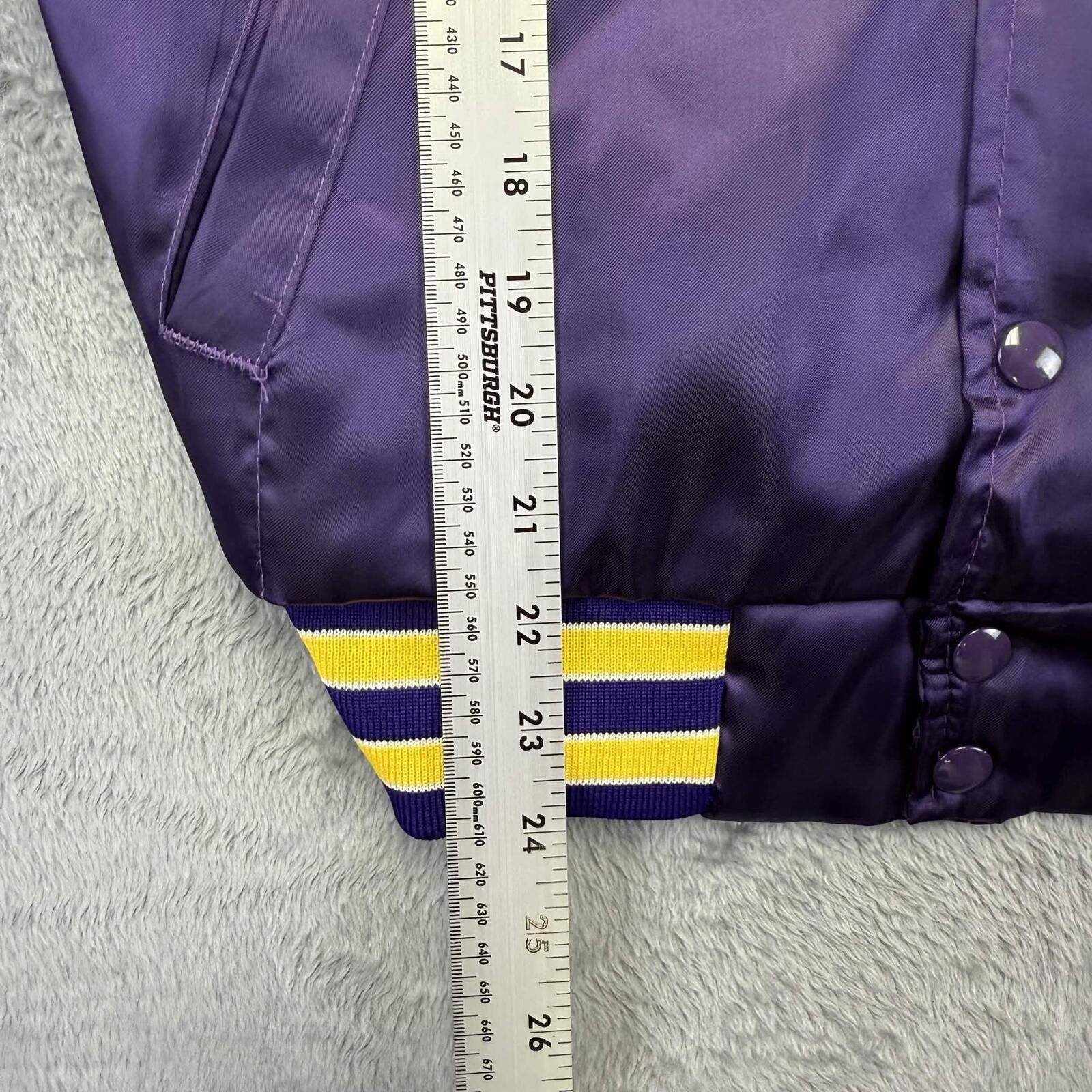 Other LSU Tigers Vintage Satin Bomber Jacket Size ONE SIZE - 4 Thumbnail