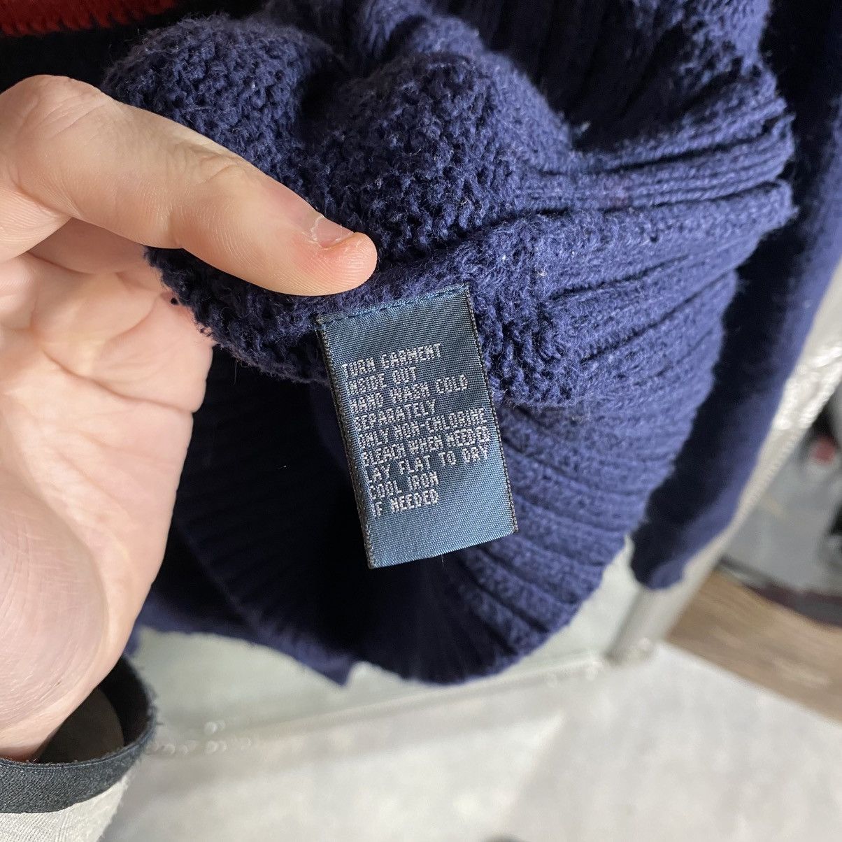 Polo Ralph Lauren Vintage Polo Ralph Lauren USA Flag 1/4 Zip Sweater Size US L / EU 52-54 / 3 - 5 Thumbnail