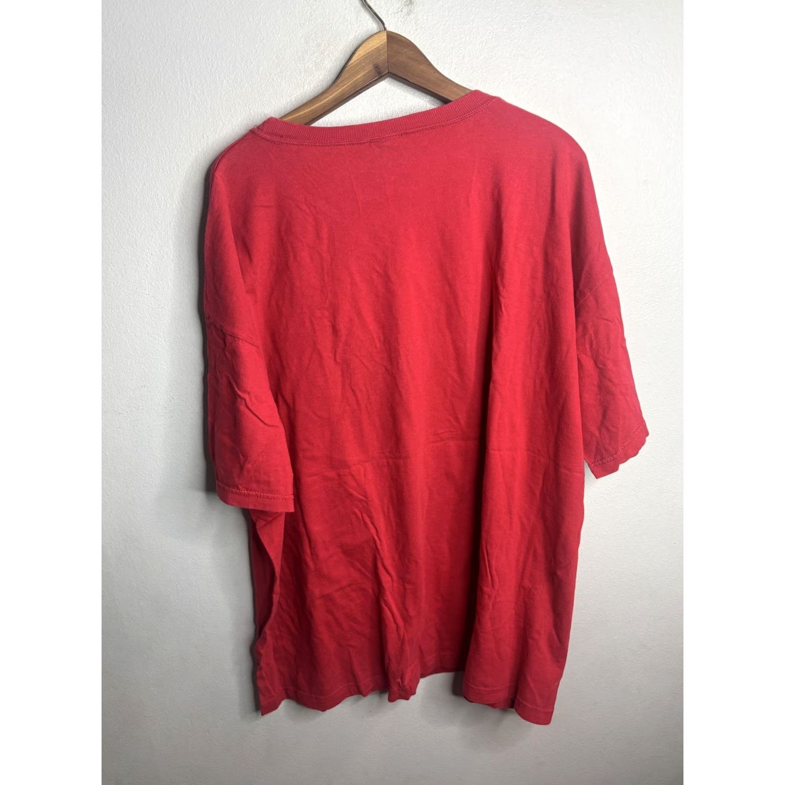 Champion VINTAGE Champion Shirt Mens 2XL Red Spell Out Logo Embroidered Made USA 90s Tee Size US XXL / EU 58 / 5 - 6 Thumbnail