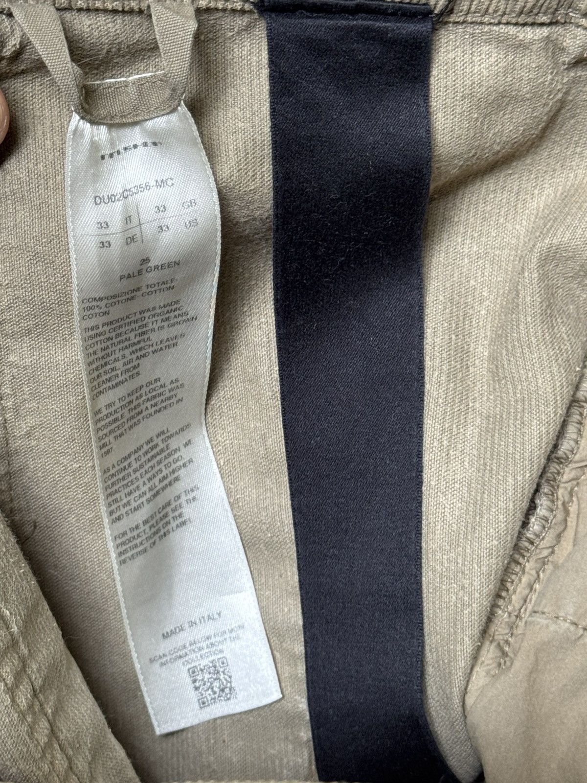 Rick Owens Drkshdw Lido | GETH Pants 33 Microcorduroy Pale Green Size US 33 - 5 Thumbnail