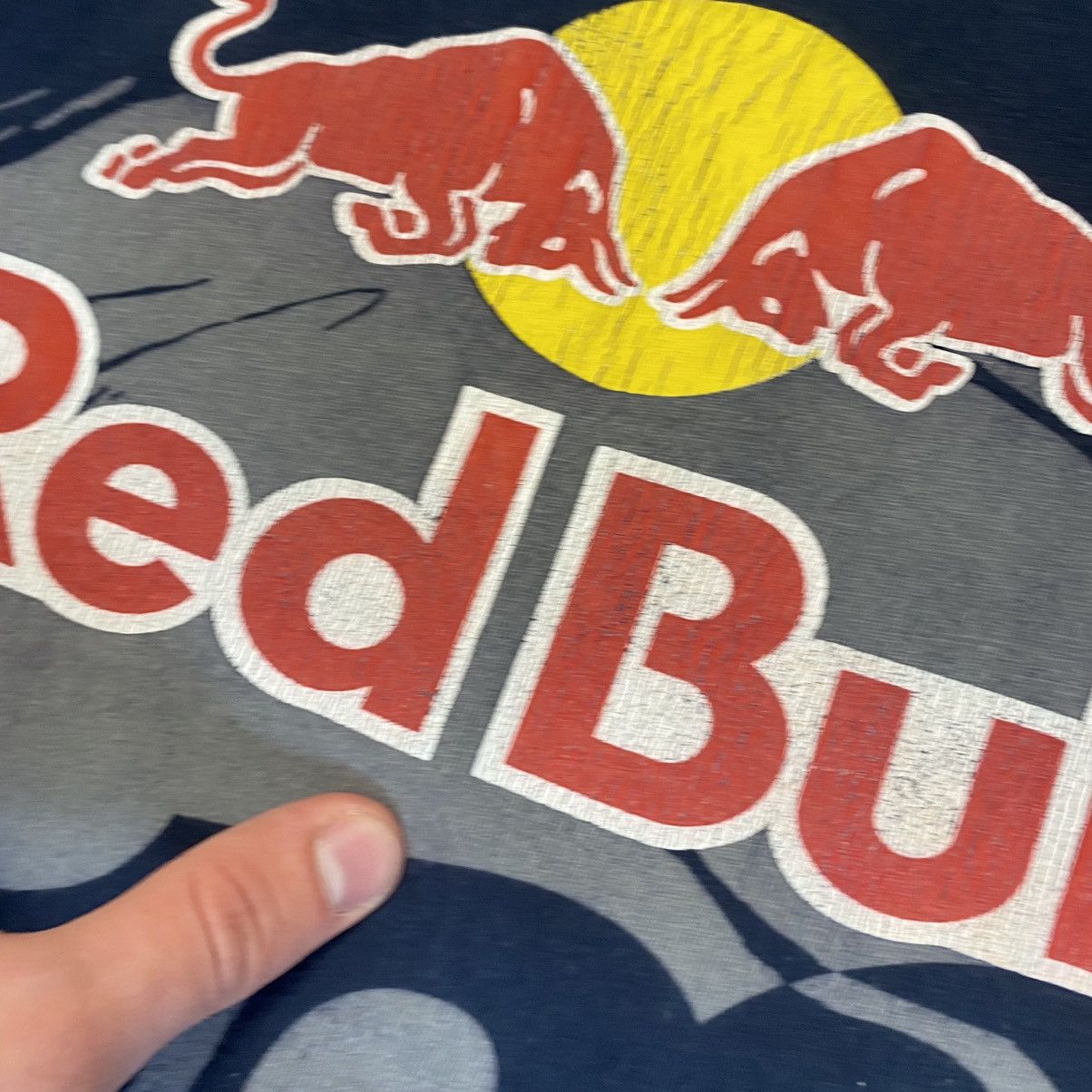 Fox Racing × Red Bull × Vintage Vintage Red Bull x Fox Racing Big Graphic logo 1998 tee Size US L / EU 52-54 / 3 - 6 Thumbnail