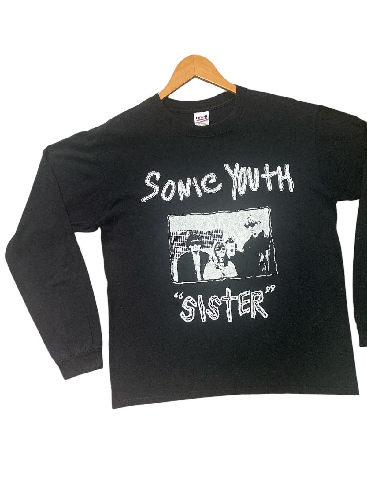 Band Tees × Vintage 💥RARE💥VINTAGE SONIC YOUTH “SISTER ALBUM” LONG SLEEVE TEE🔥 Size US M / EU 48-50 / 2 - 3 Thumbnail