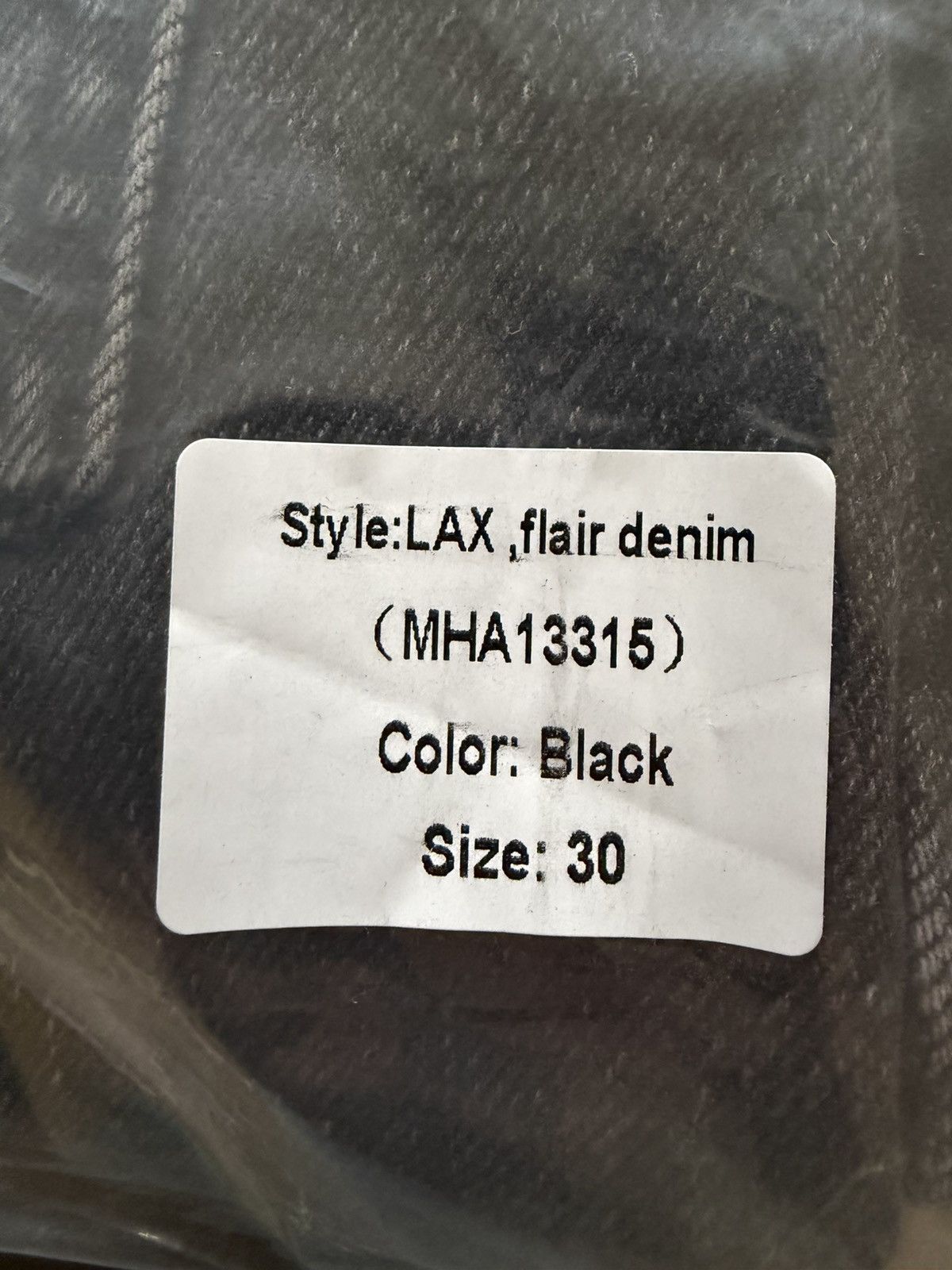 basketcase gallery NEW basketcase LAX Flair Black Denim Pants Size 30 Size US 30 / EU 46 - 3 Thumbnail