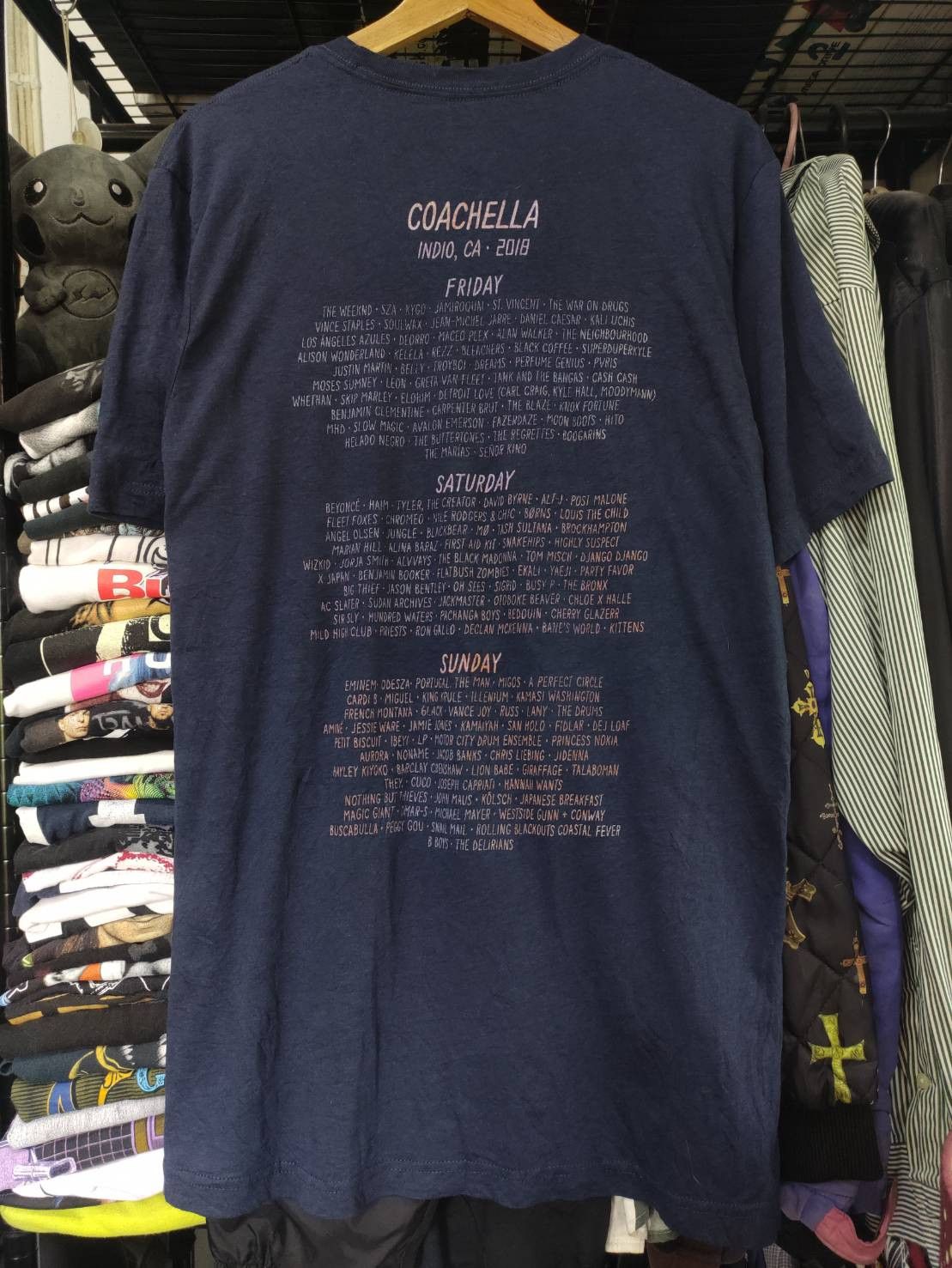 Band Tees Coachella 2018 Eminem, The Weekend, Beyonce T-Shirt Size US XL / EU 56 / 4 - 2 Thumbnail