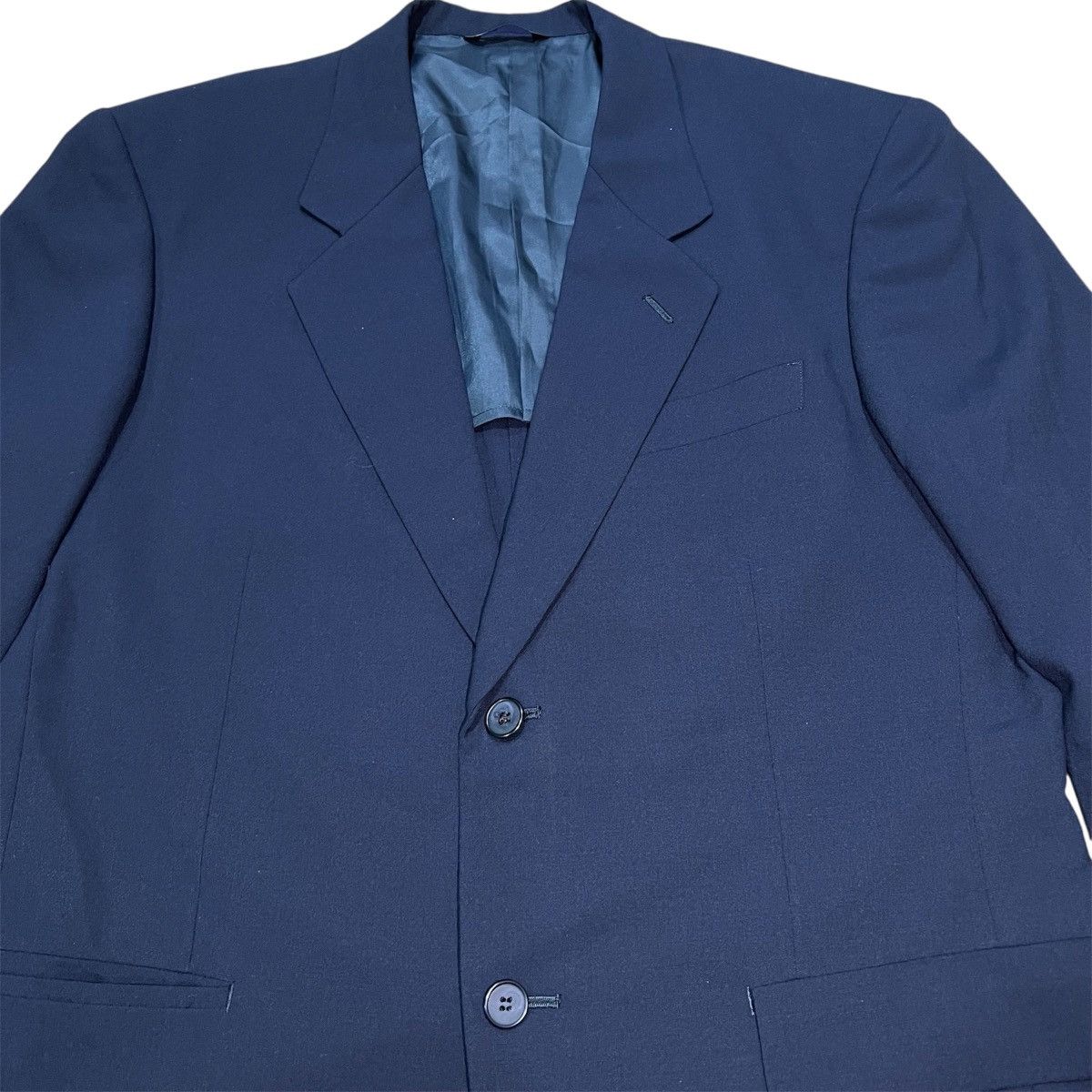 Yohji Yamamoto VINTAGE YOHJI YAMAMOTO NAVY BLUE BLAZER Size US M / EU 48-50 / 2 - 5 Thumbnail