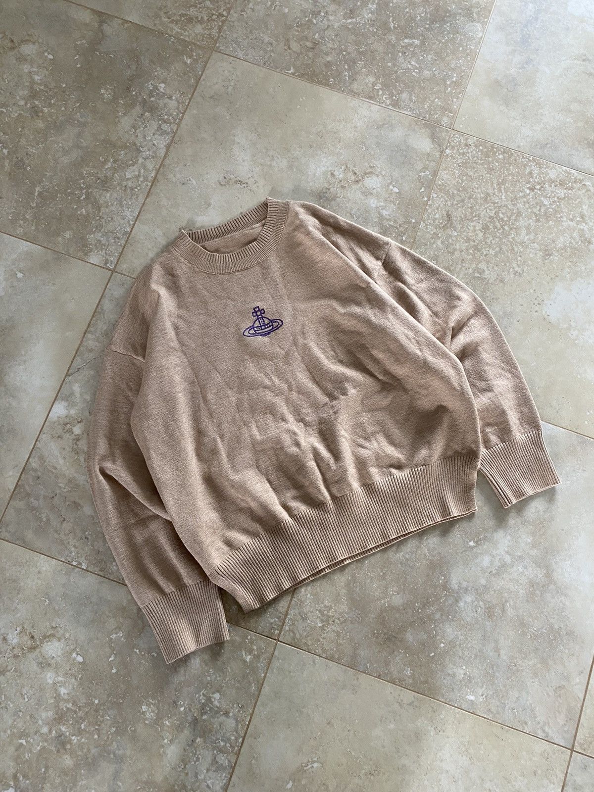 Vivienne Westwood Vintage Vivienne Westwood Central Logo Wool Sweater Rare Y2K Size S / US 4 / IT 40 - 2 Thumbnail