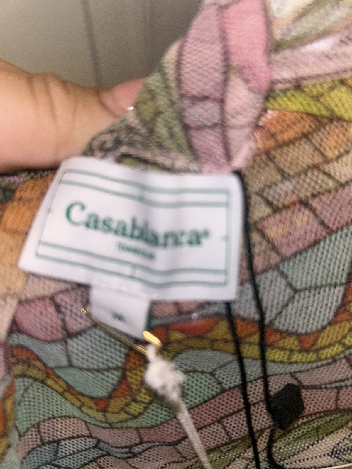 Casablanca × Vintage casablanca long sleeve shirt (mosiac) Size M / US 6-8 / IT 42-44 - 2 Thumbnail