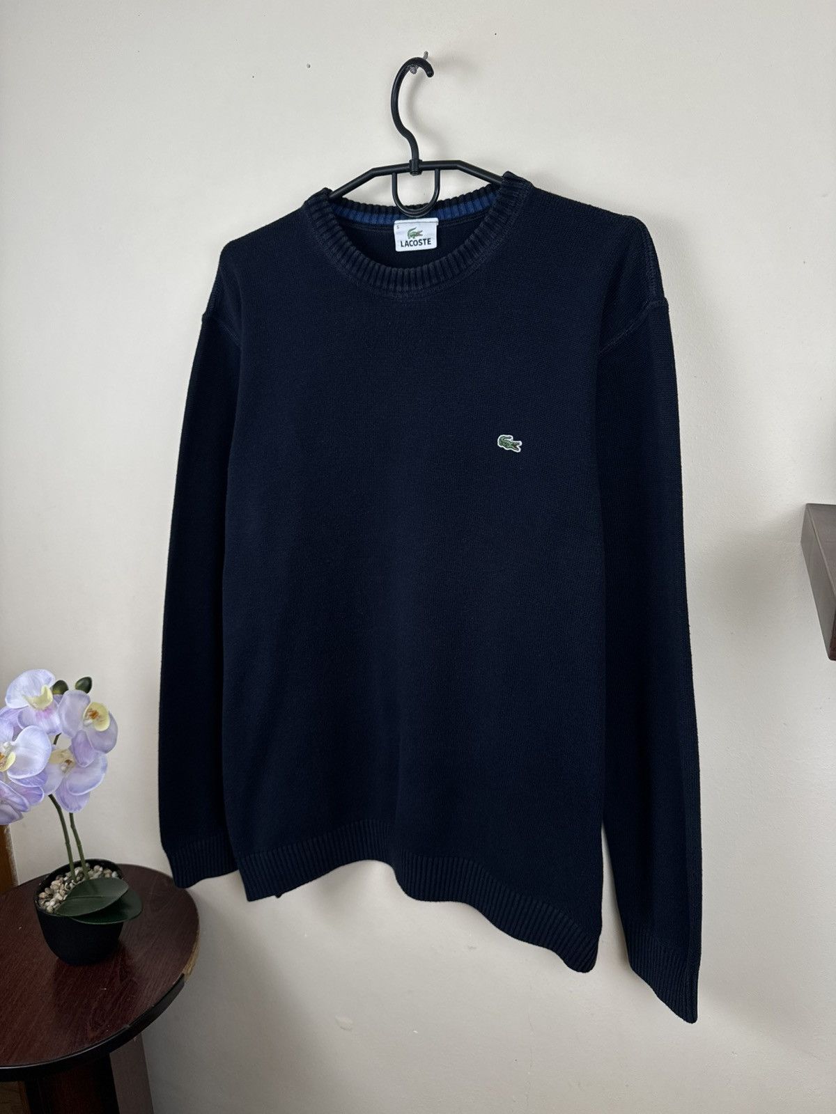 Lacoste Vintage Lacoste Sweater Dark Blue L Pasha Style Casual Size US L / EU 52-54 / 3 - 14 Thumbnail