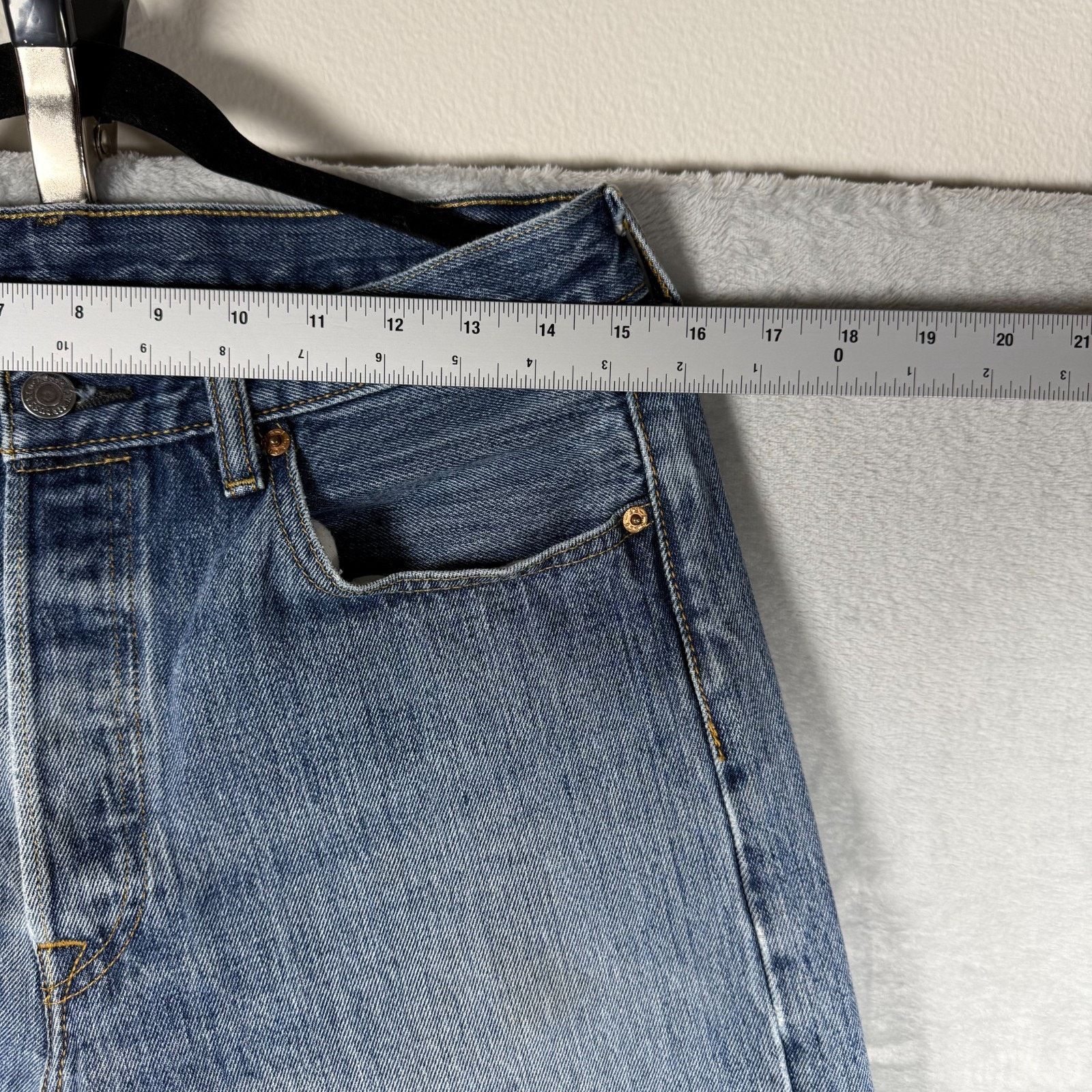 Levi's Vintage Levi’s 501 Original Straight Jeans Men’s 33x30 Size US 33 - 9 Thumbnail