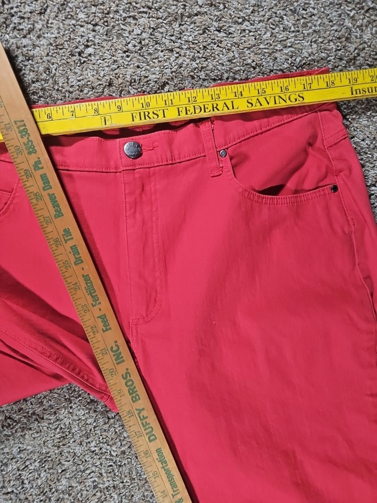 Lee Riders By Lee Pink Capri Pants 36x19 Size 36" / US 14 / IT 50 - 3 Thumbnail