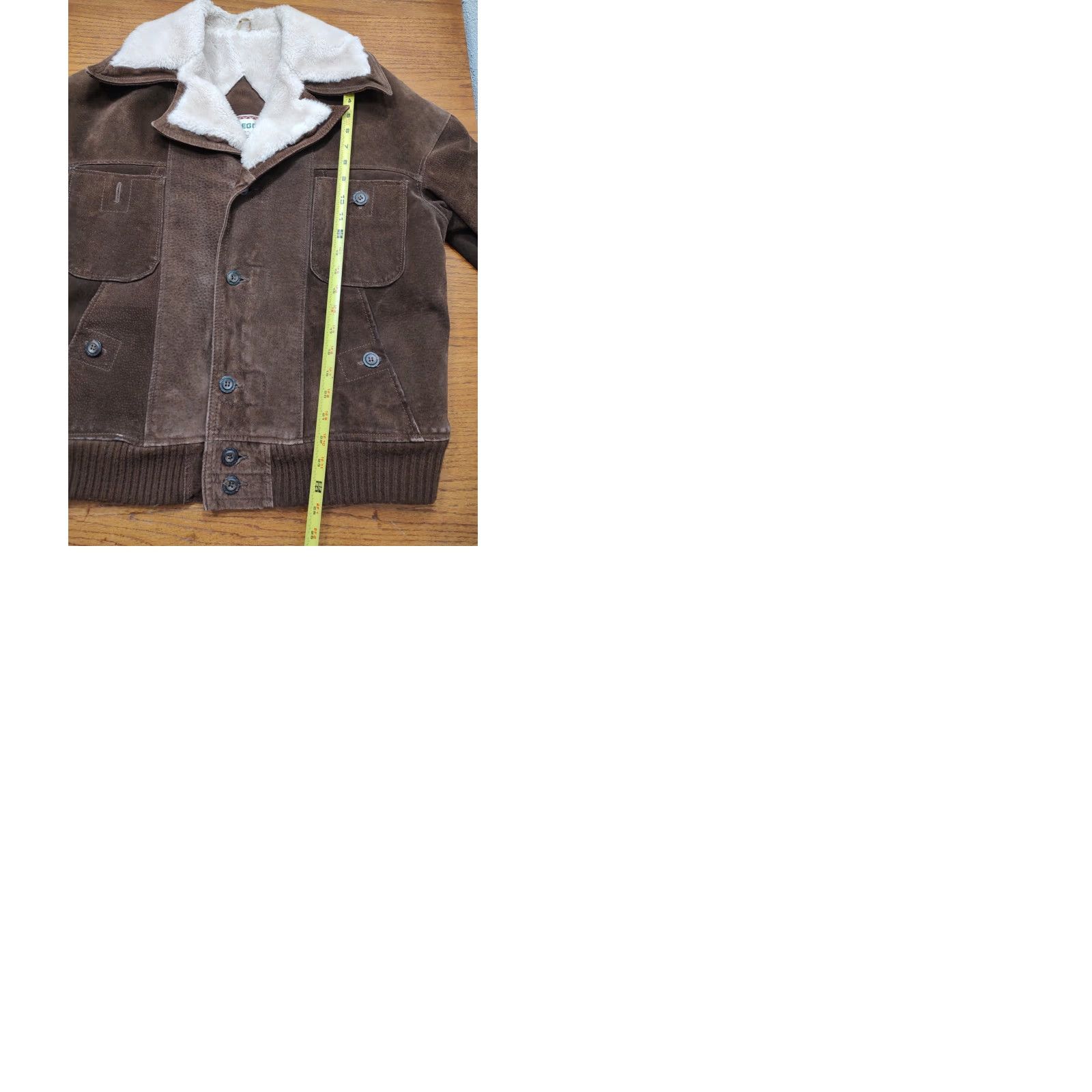 McGregor VINTAGE Vtg 70s 60s McGregor Suede Jacket Sherpa Lining Brown Mens 42 Western USA Size US XS / EU 42 / 0 - 10 Thumbnail