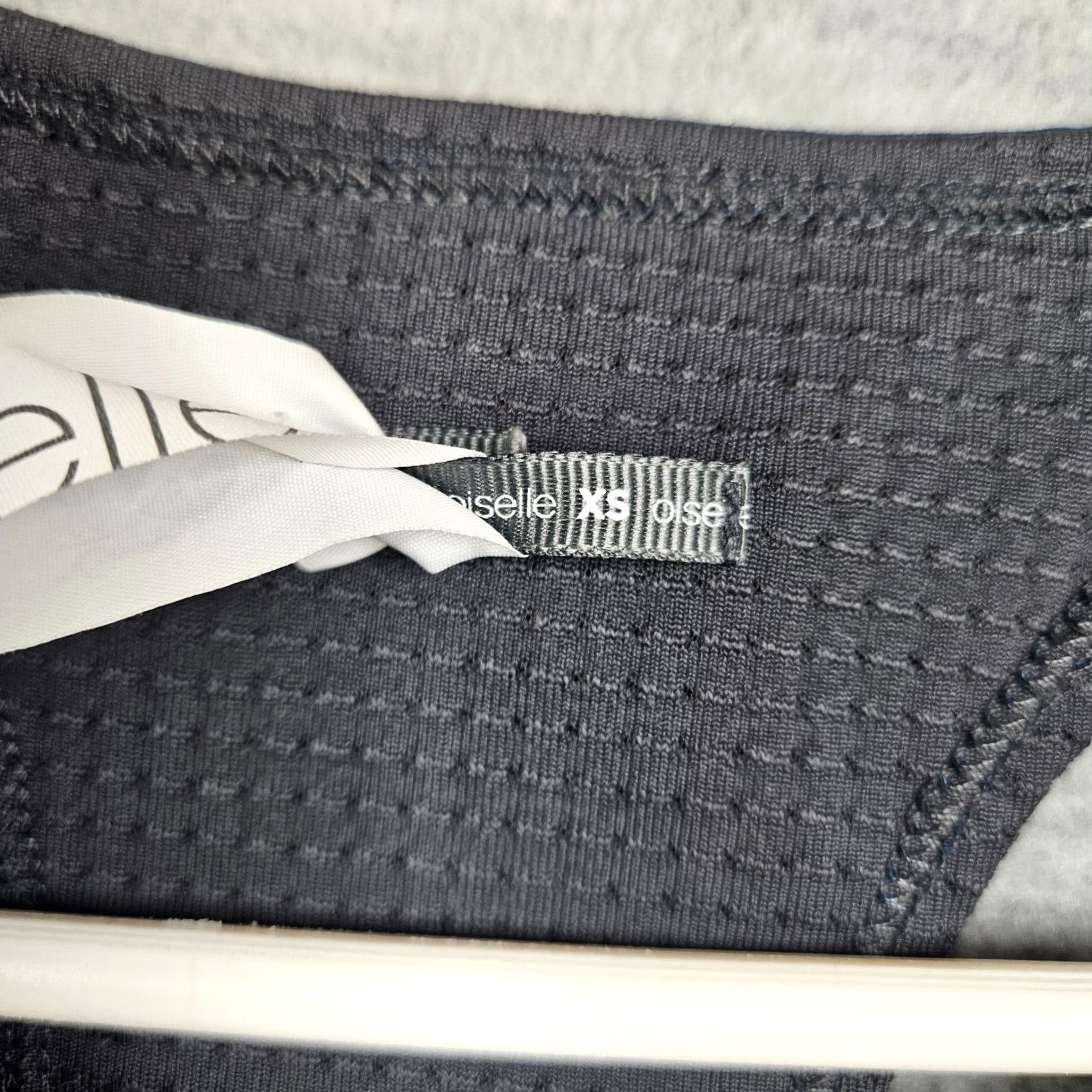 Vintage OISELLE Women's blue Gray Workout sports bra XS XS Regular Gray OISelle Activewear Top Sports Womens 90s Size ONE SIZE - 5 Thumbnail