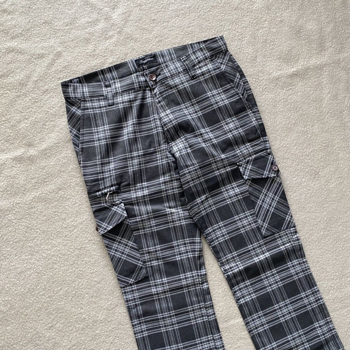 If Six Was Nine × Japanese Brand Vintage Suggestion Cargo Pants Check w31 Size US 31 - 3 Thumbnail