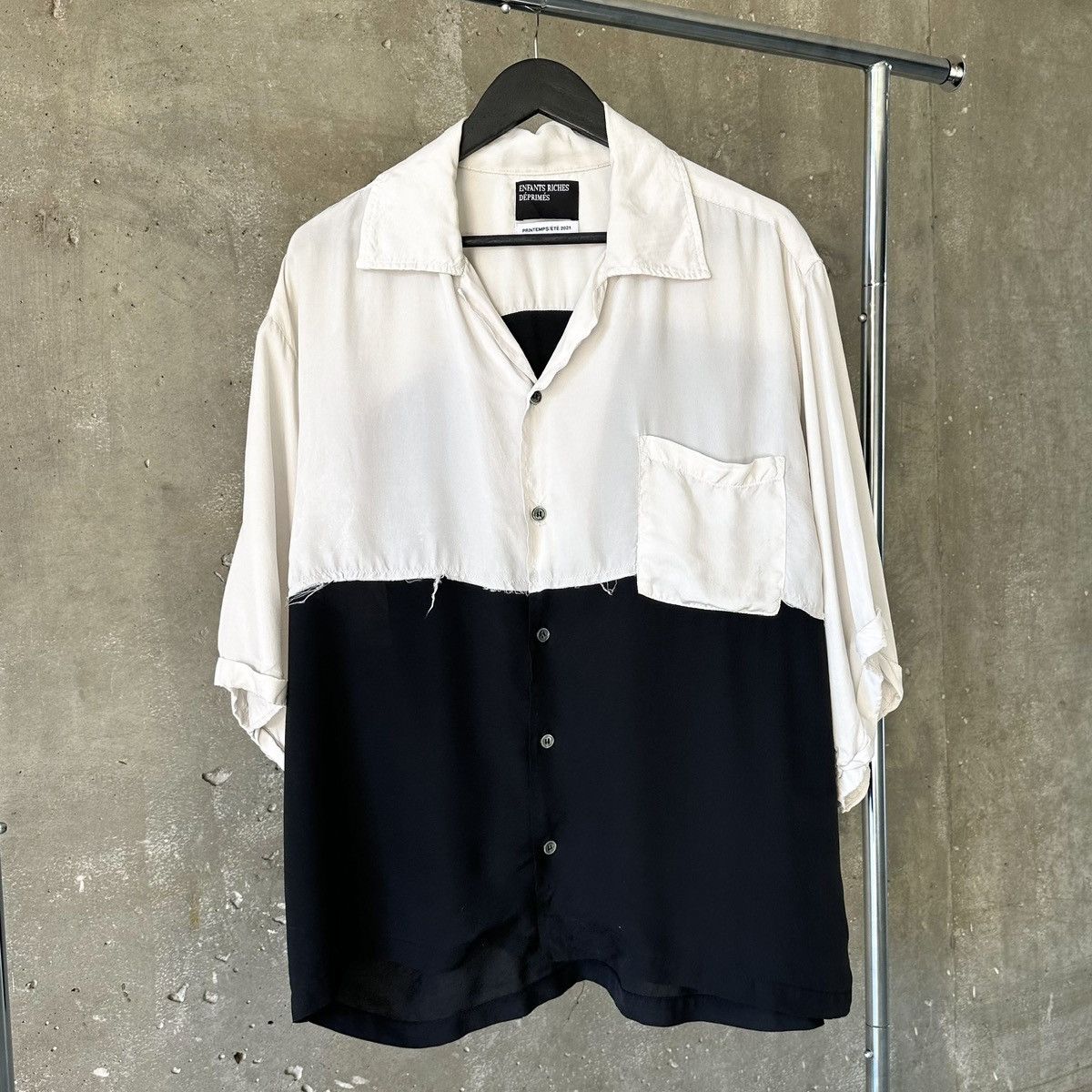 トップス ERD Silk Patch Button Up Shirt Enfants Riches Deprimes ERD Silk Patch Button Up Shirt | Grailed