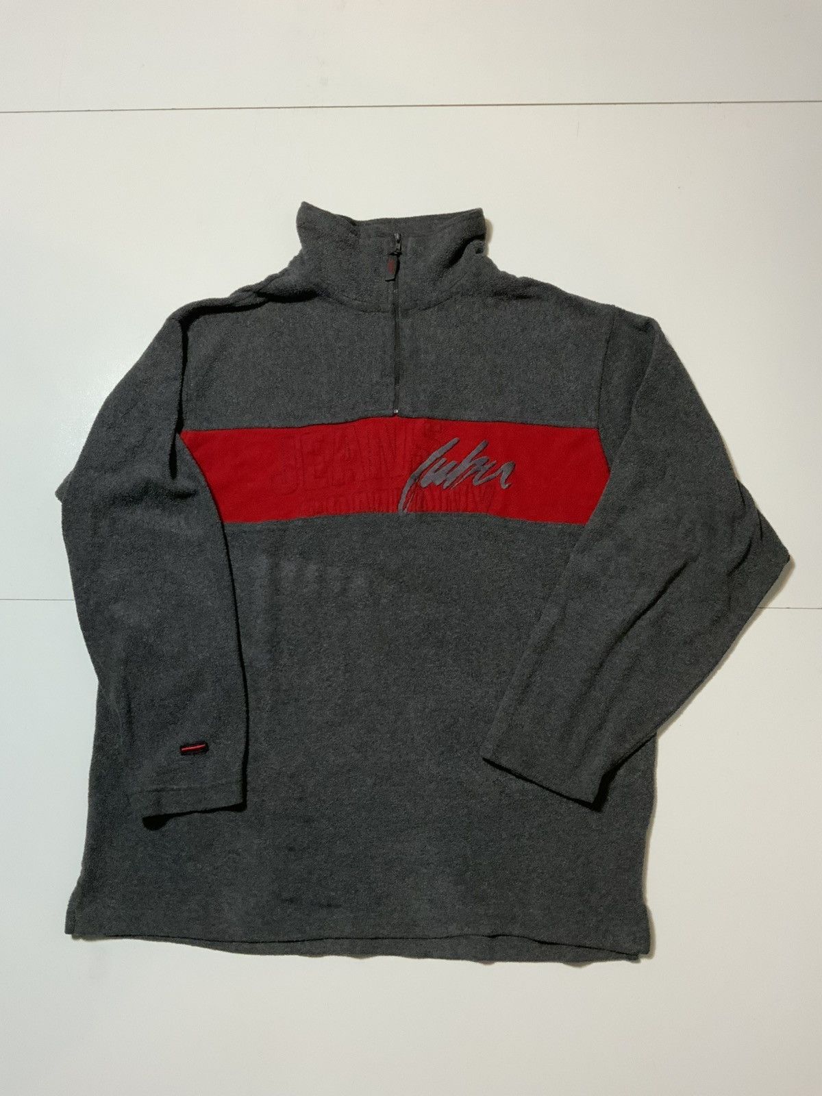 Fubu Vintage Fubu 1/4 Zip Fleece Lightweight Pullover Jacket Size US M / EU 48-50 / 2 - 1 Thumbnail