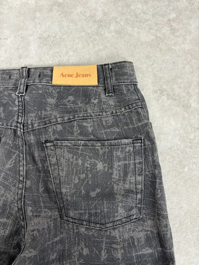 Acne Studios Acne Studios Needle Print Grey Effect Jeans Size US 39 - 7 Thumbnail
