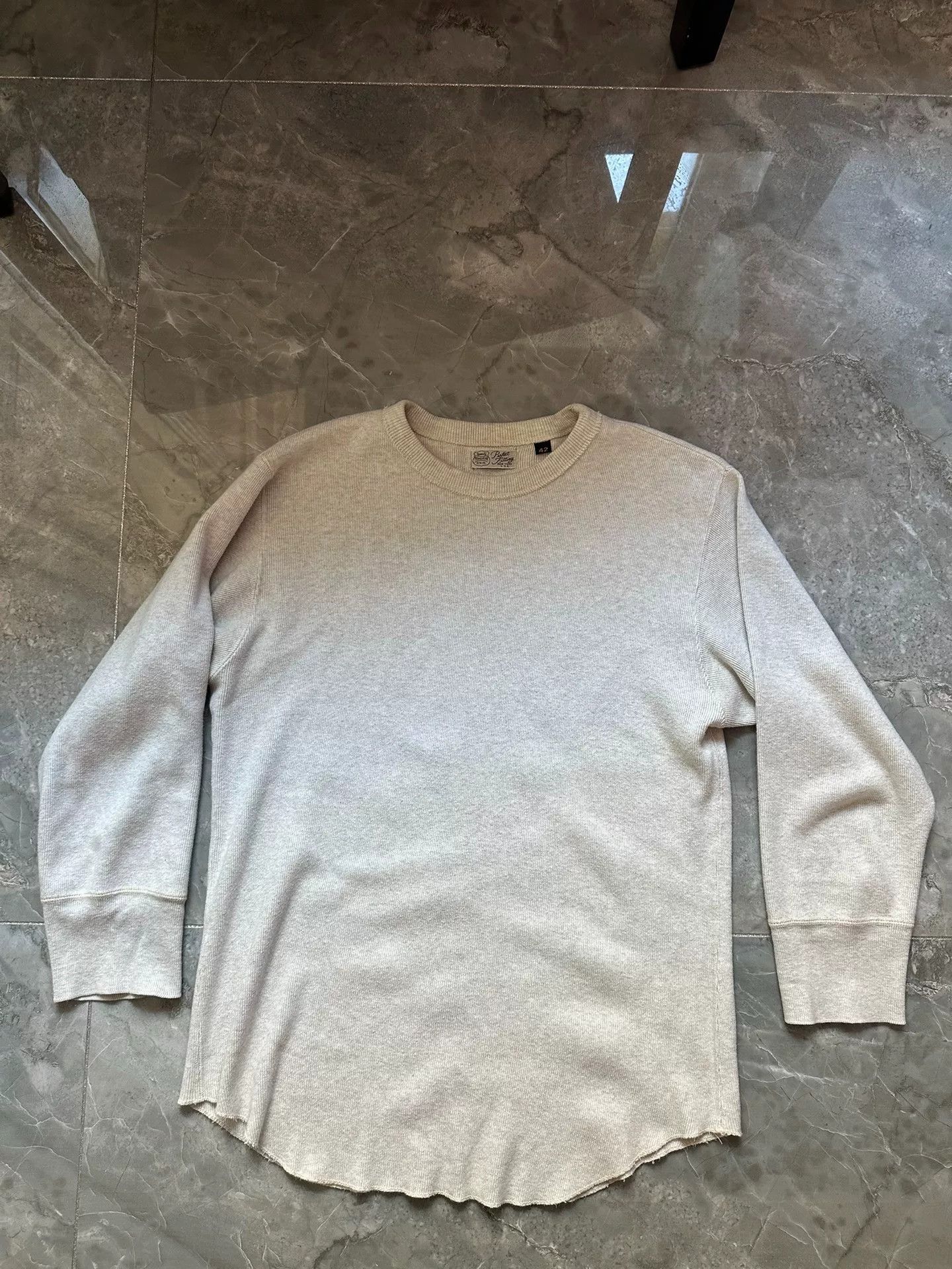 Freewheelers Oatmeal Color 3/4 Sleeve Top Size US XS / EU 42 / 0 - 1 Thumbnail