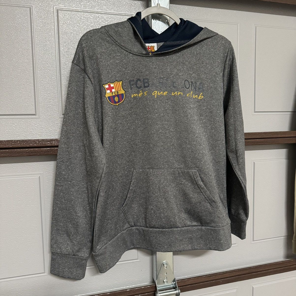 Vintage vintage y2k Barcelona Fc FCB Soccer Hoodie S Size US S / EU 44-46 / 1 - 1 Thumbnail