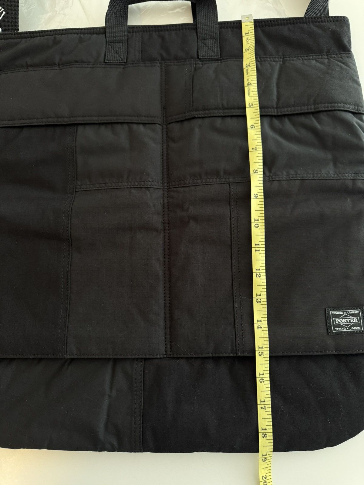 Comme des Garcon Porter Helmet Bag Cordura Patchwork Black