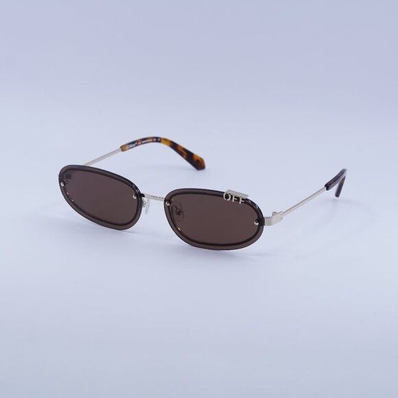 Off-White 🕶️New Off-White OERI13M MIAMI 7664 Sunglasses - Gold Frame Size ONE SIZE - 2 Thumbnail