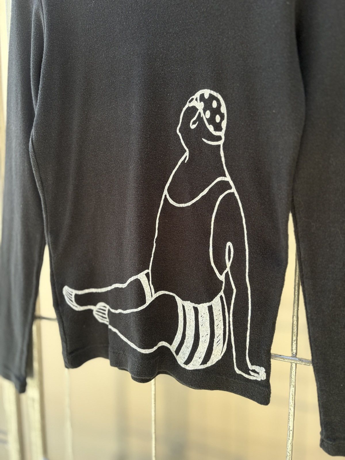 Y's Yohji Yamamoto long sleeve black T-shirt